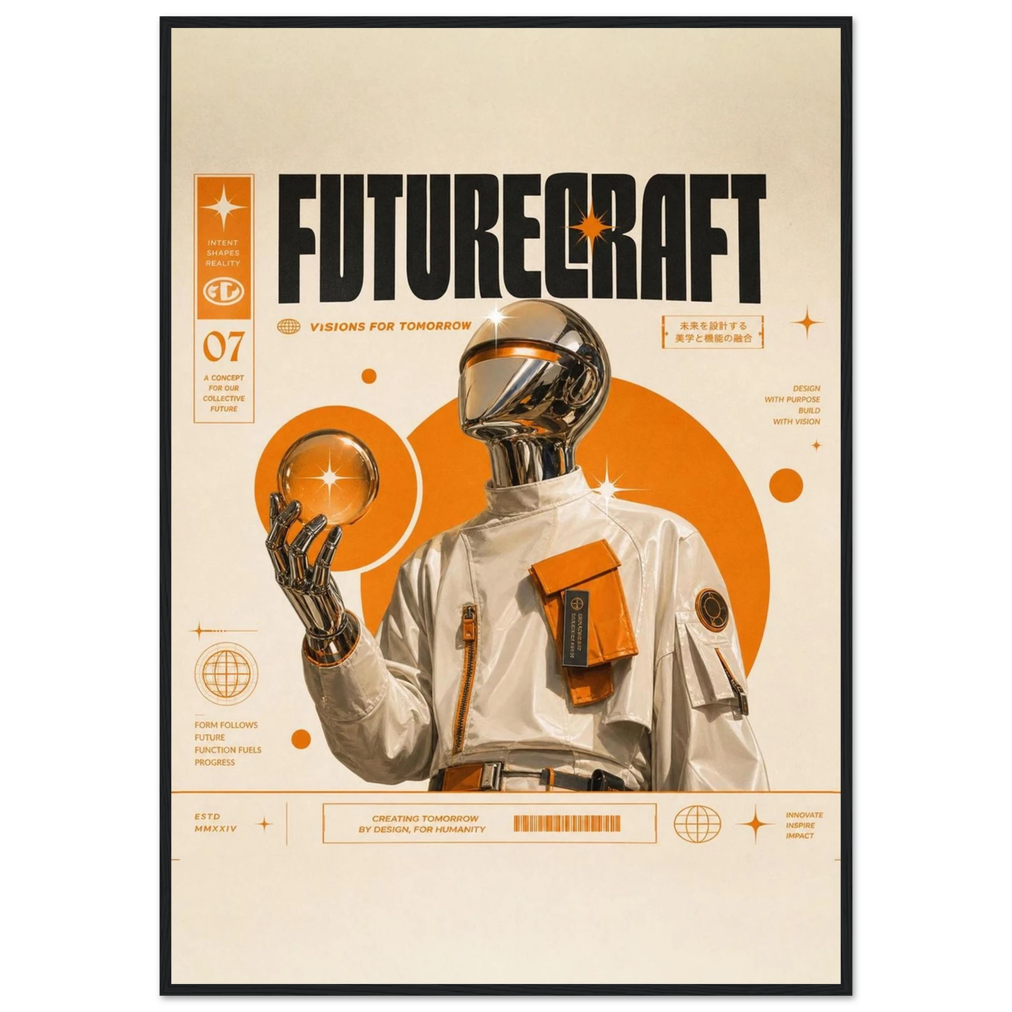 Rizen Future Craft - Premium Framed Wall Art