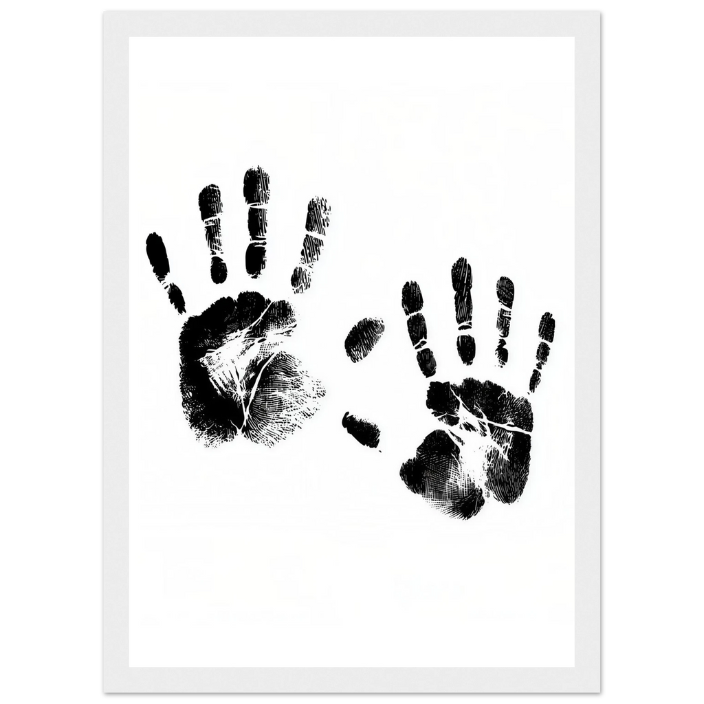 Rizen Memory of Hands - Premium Framed Wall Art