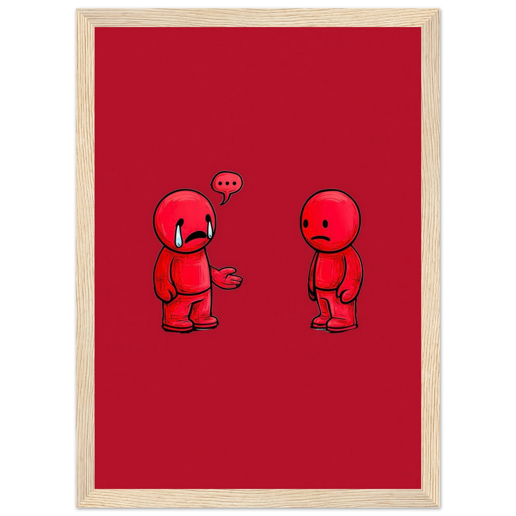 Rizen Anxious & Avoidant - Premium Framed Wall Art
