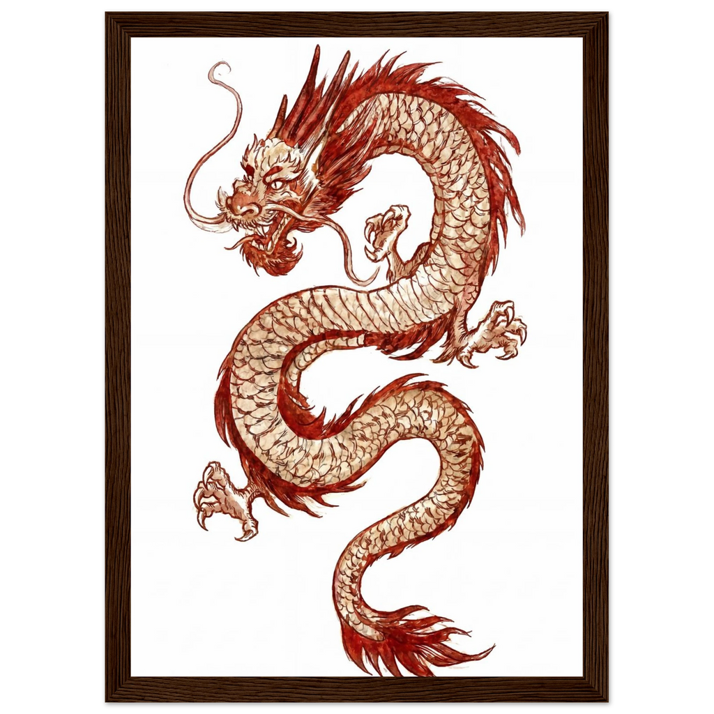 Rizen The Last Dragon - Premium Framed Wall Art