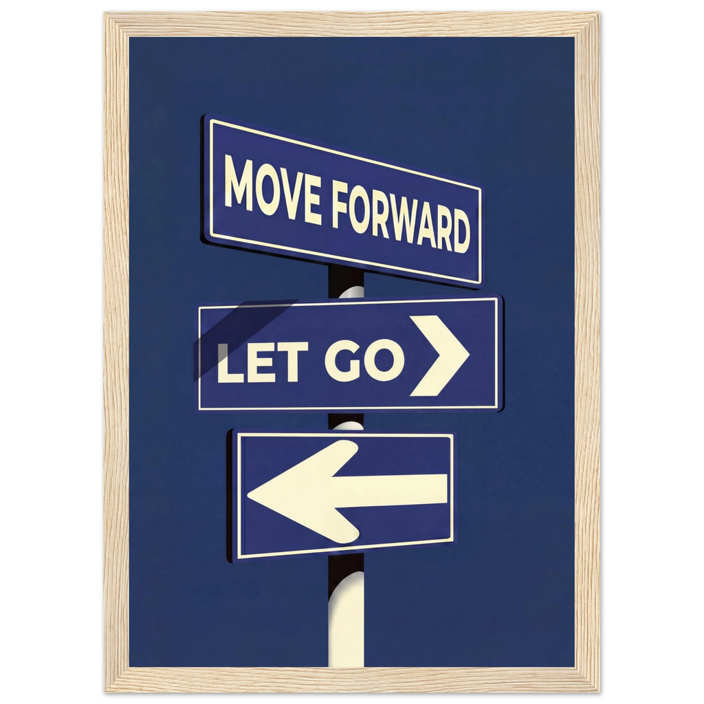 Rizen Move Forward - Premium Framed Wall Art