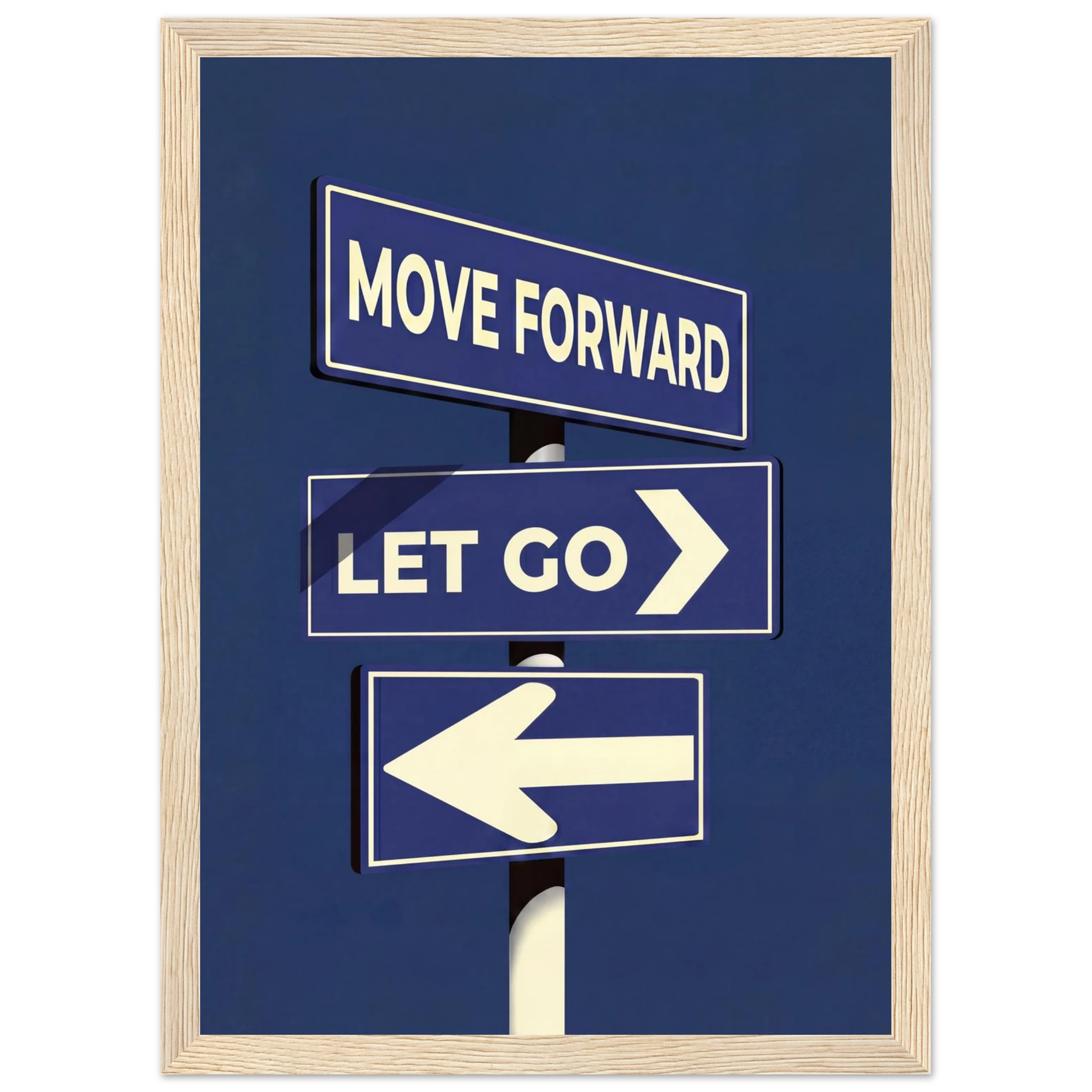Rizen Move Forward - Premium Framed Wall Art