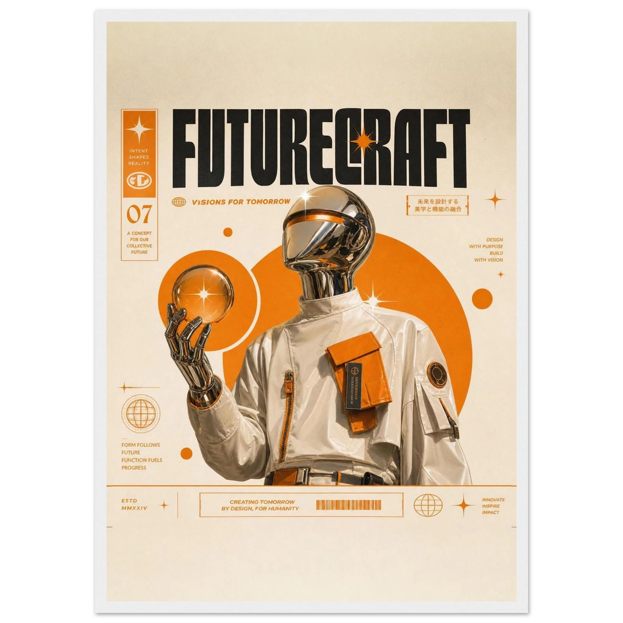 Rizen Future Craft - Premium Framed Wall Art