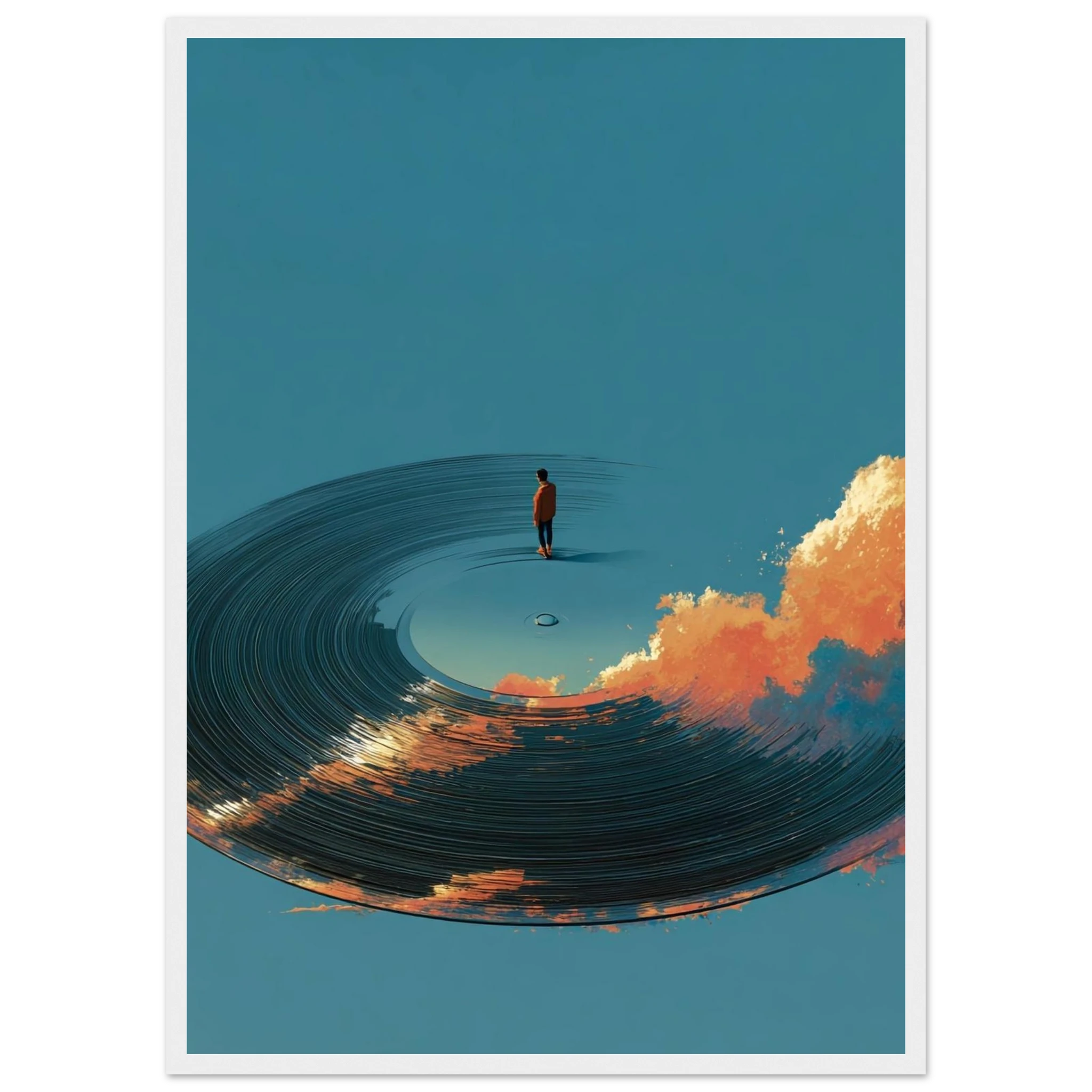 Rizen Vinyl Dream - Premium Framed Wall Art