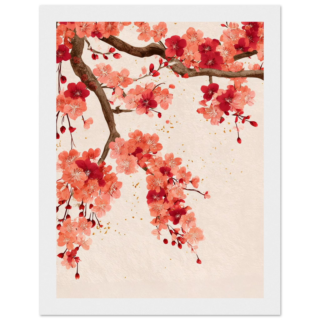 Rizen Ember Tree - Premium Framed Wall Art