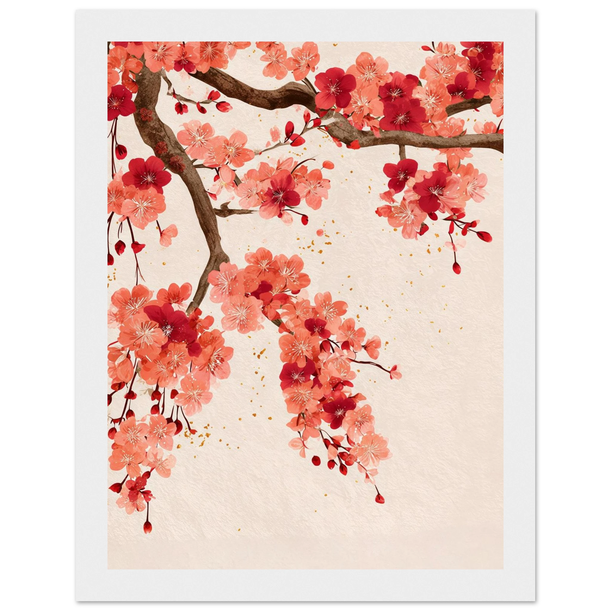 Rizen Ember Tree - Premium Framed Wall Art