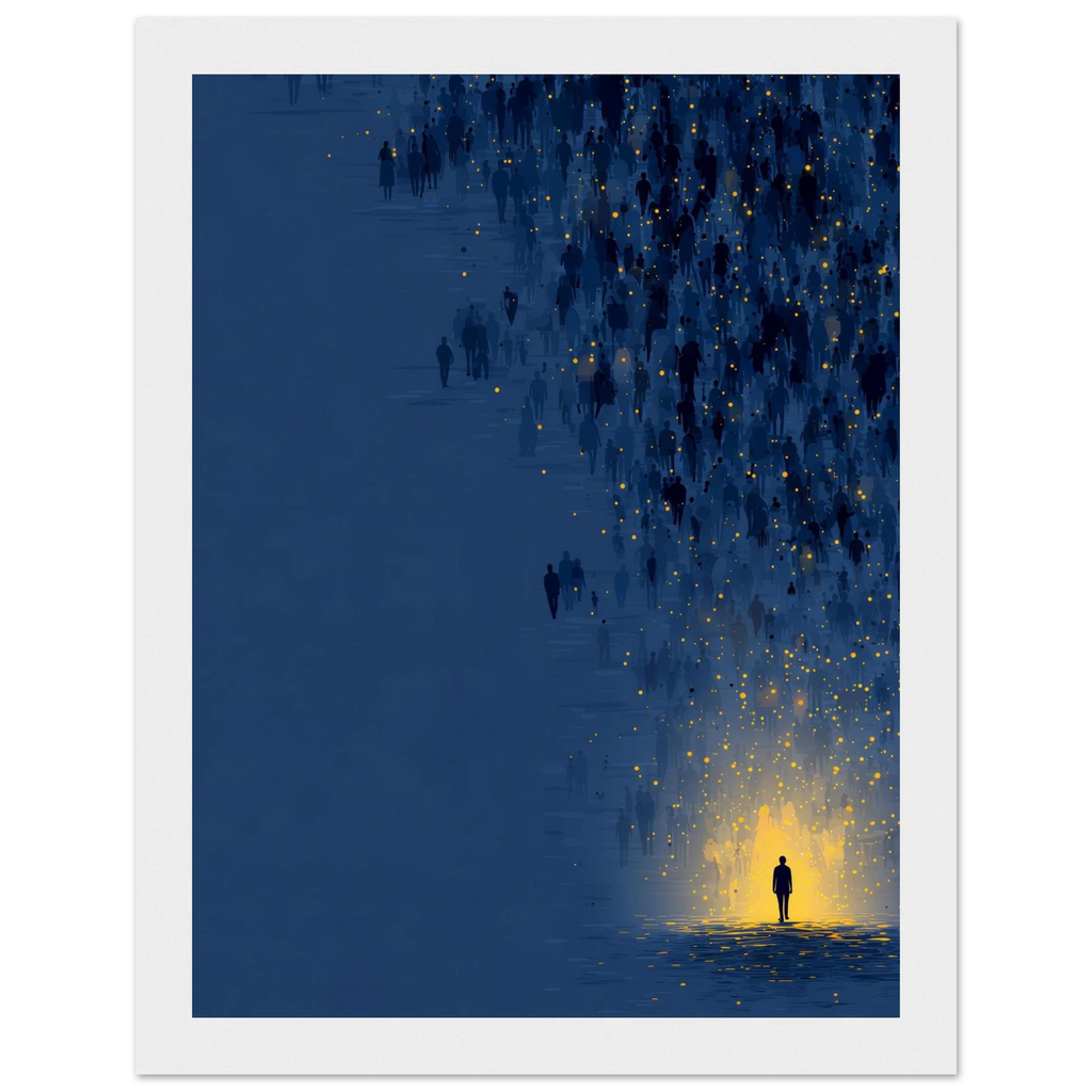 Rizen Path of the Individual - Premium Framed Wall Art