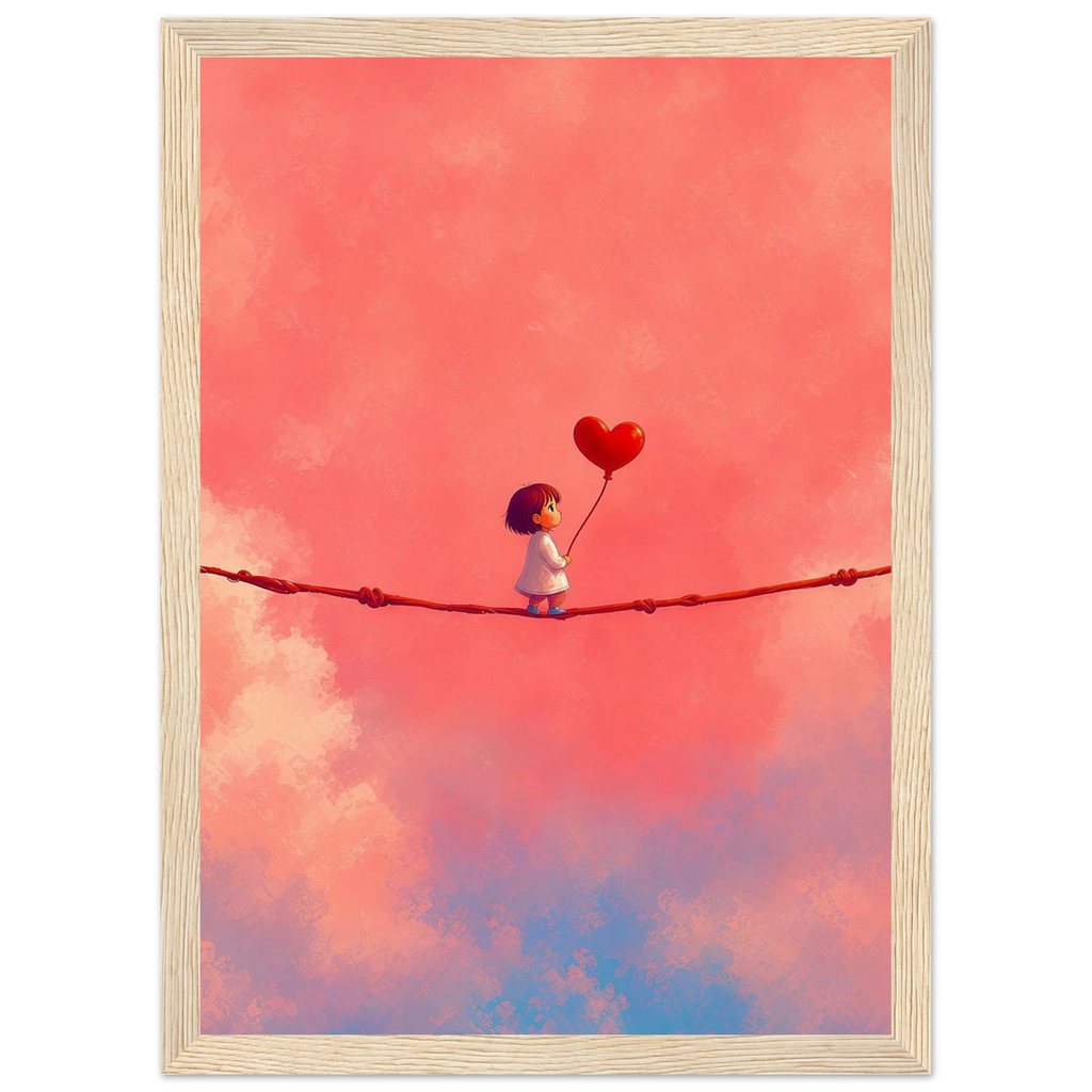 Rizen Heart Balance - Premium Framed Wall Art
