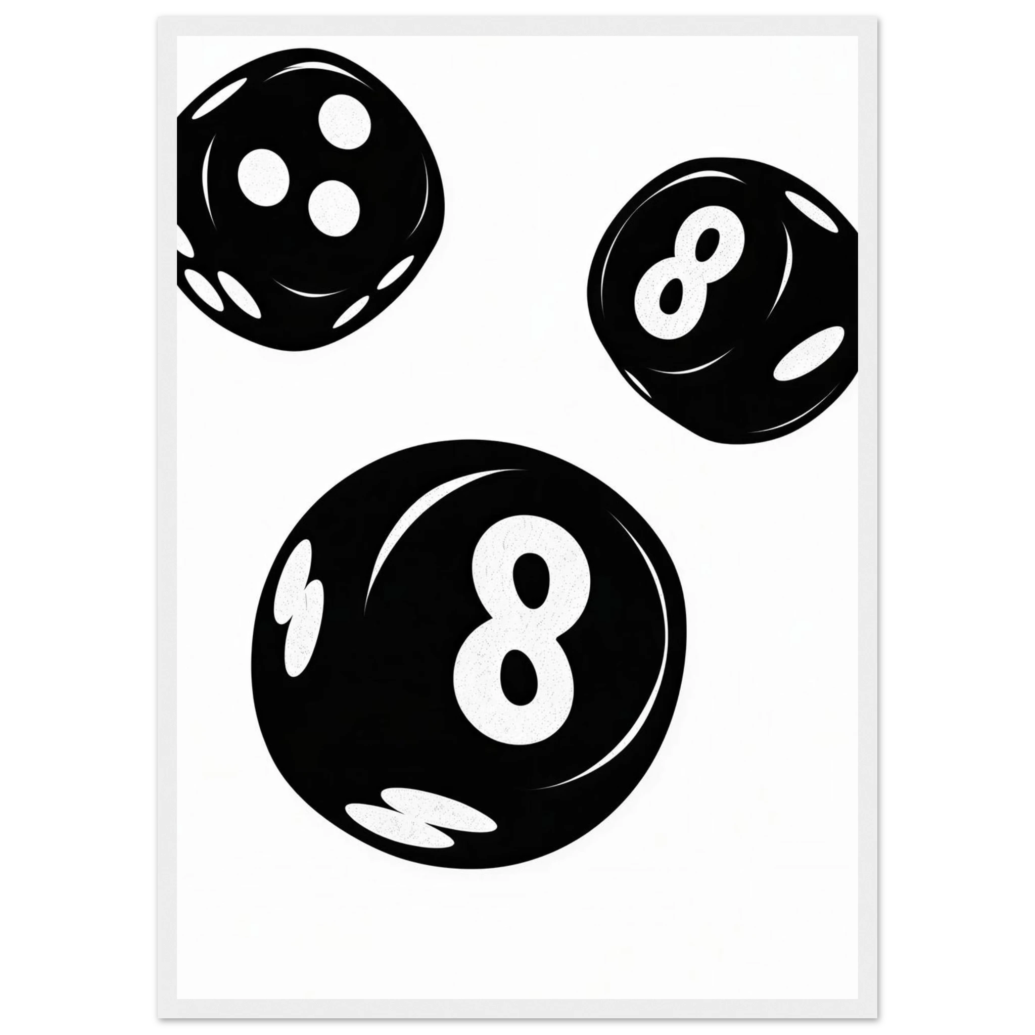 Rizen 8 Chances - Premium Framed Wall Art