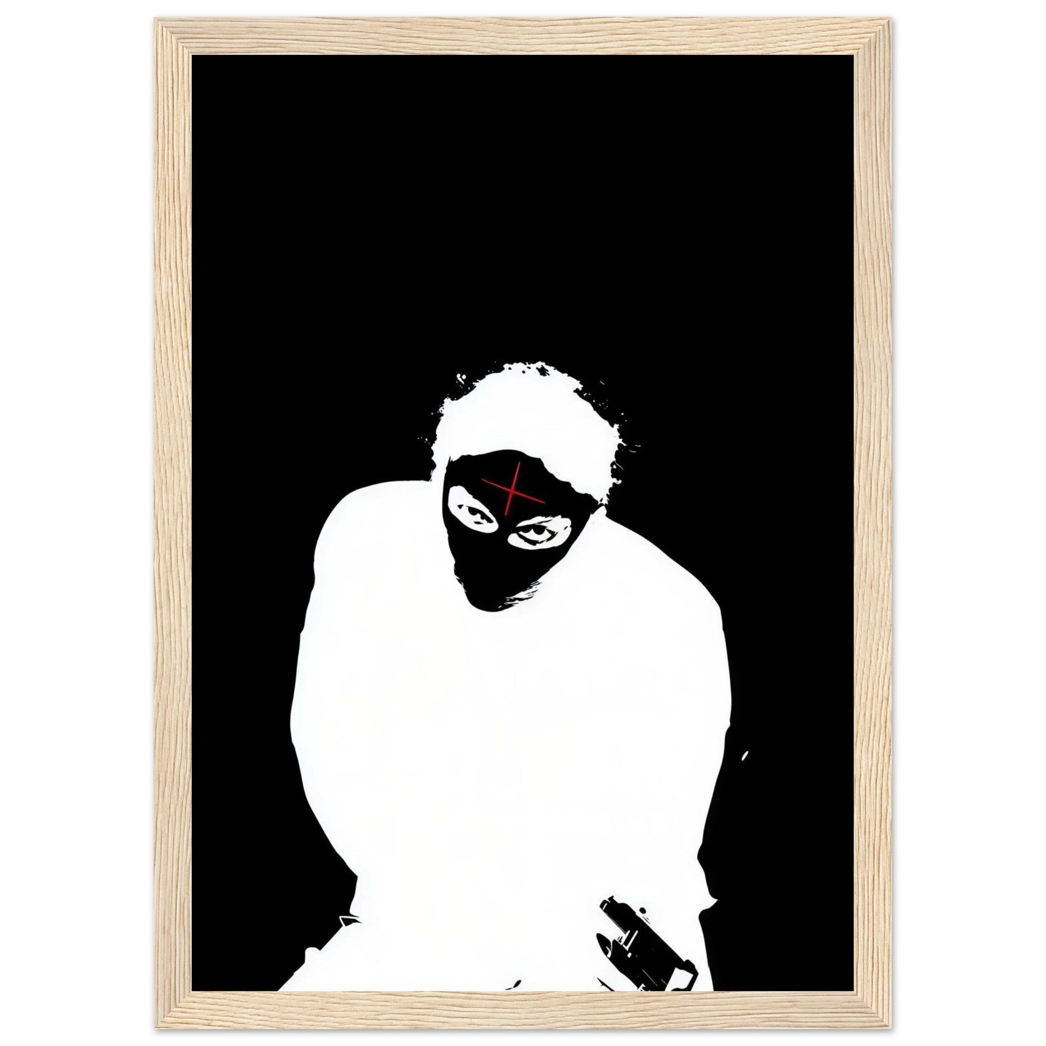 Rizen Man on Mission - Premium Framed Wall Art
