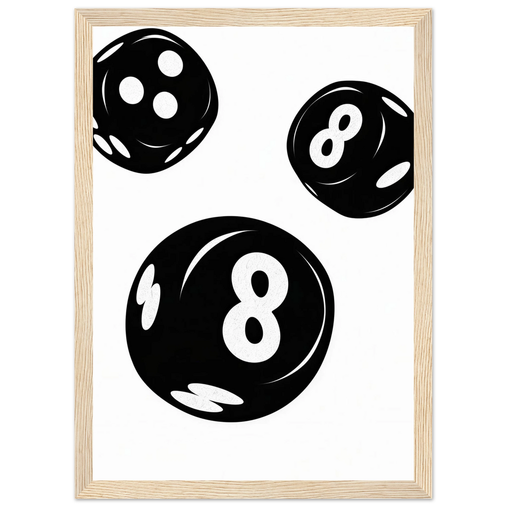 Rizen 8 Chances - Premium Framed Wall Art