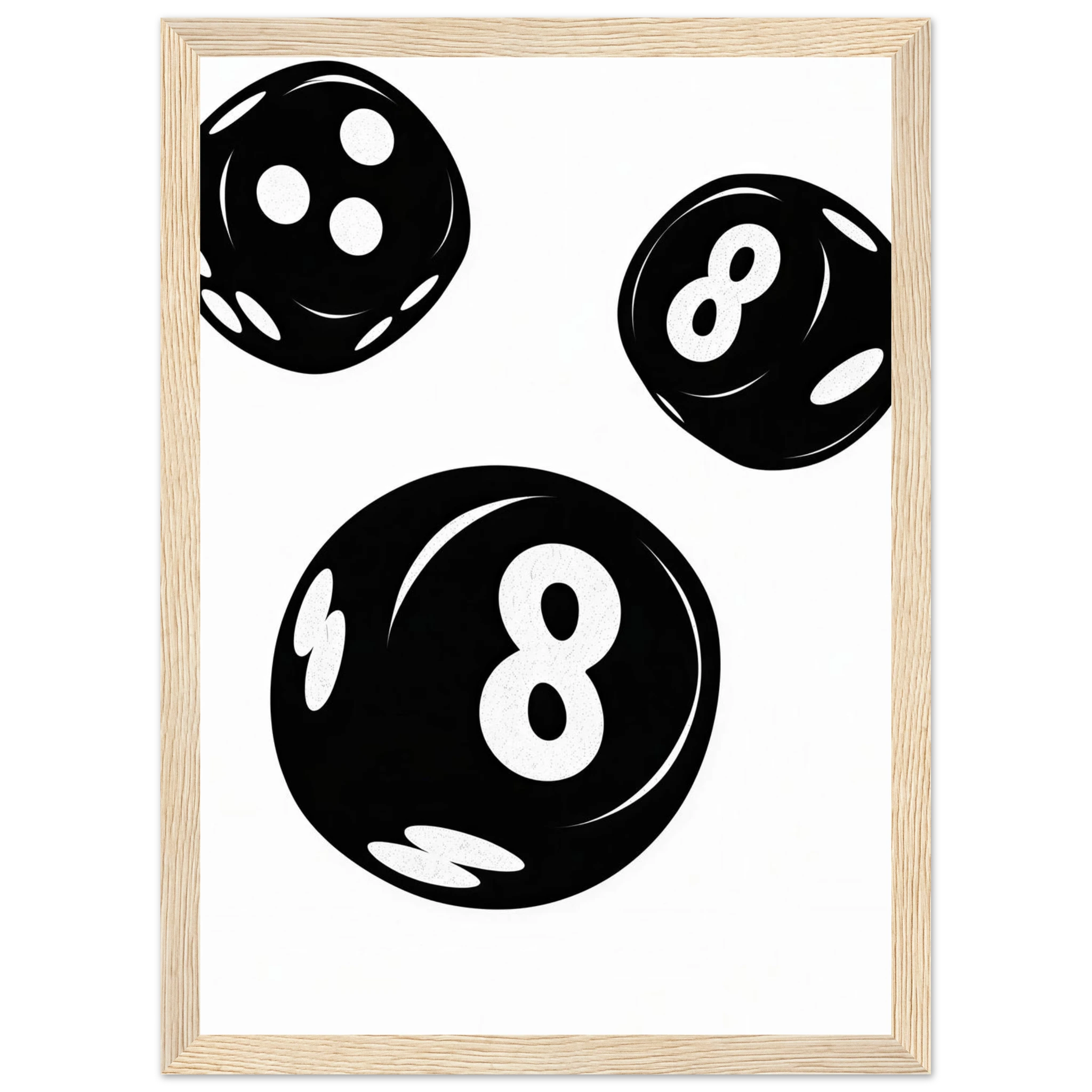 Rizen 8 Chances - Premium Framed Wall Art