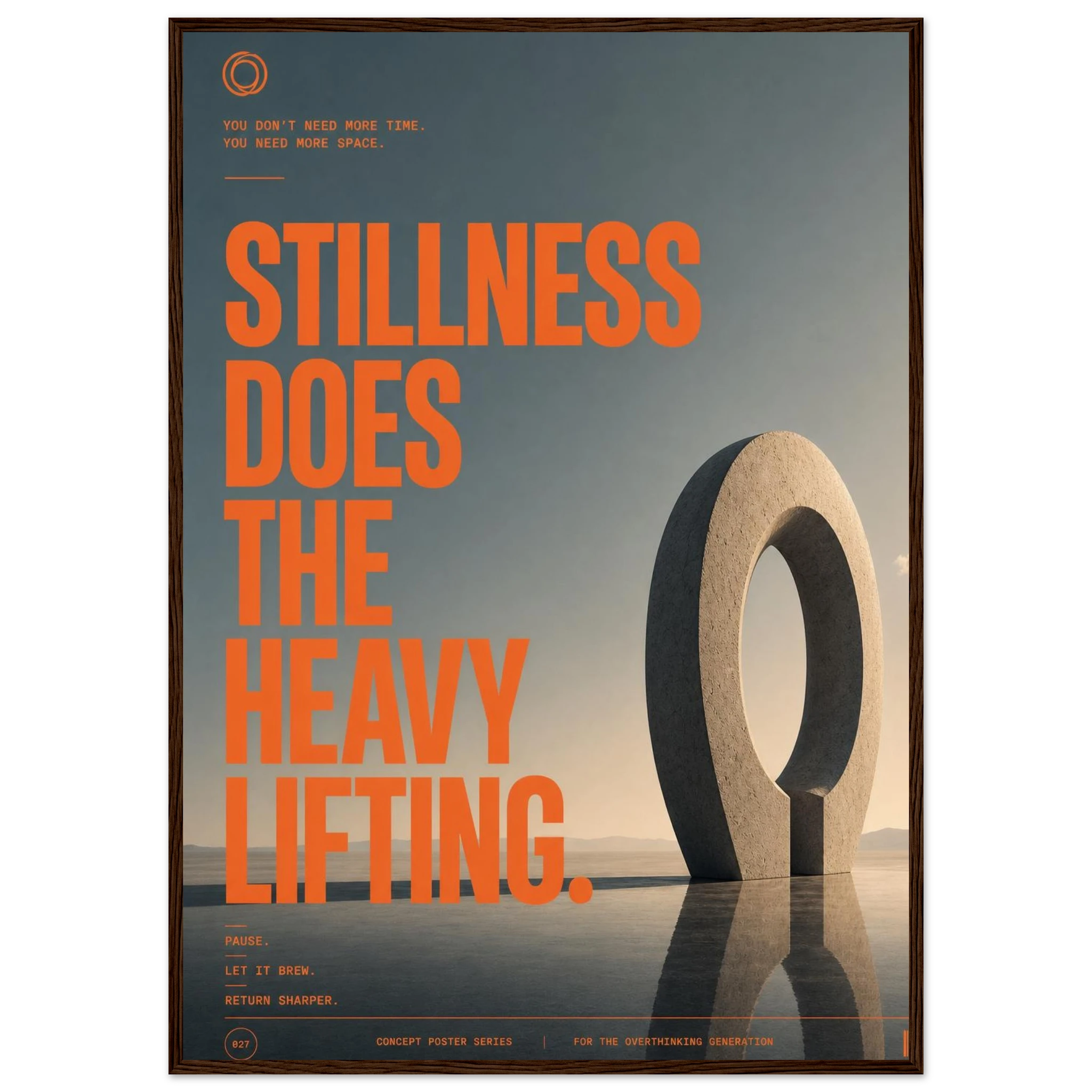 Rizen Stillness - Premium Framed Wall Art