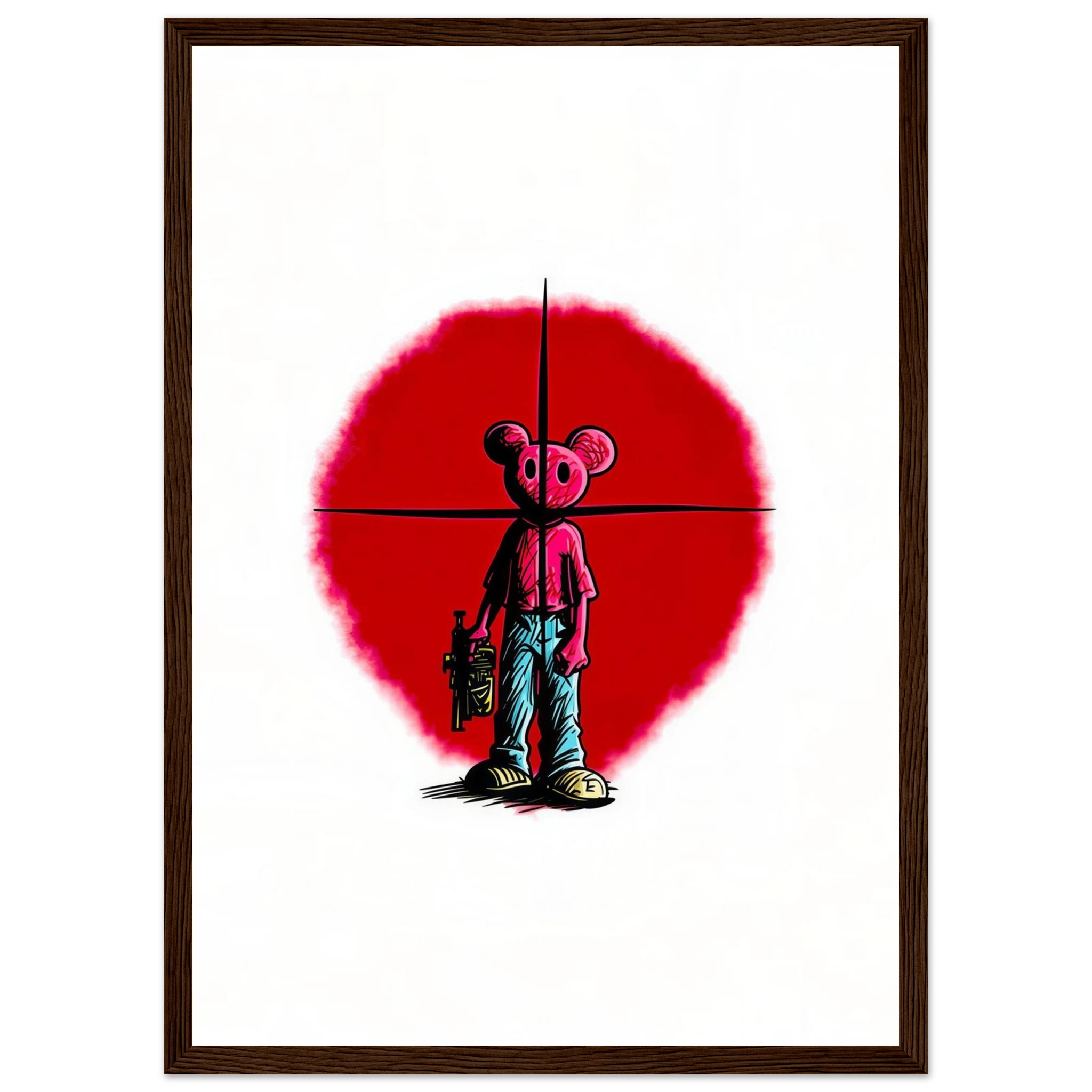 Rizen Never Miss - Premium Framed Wall Art