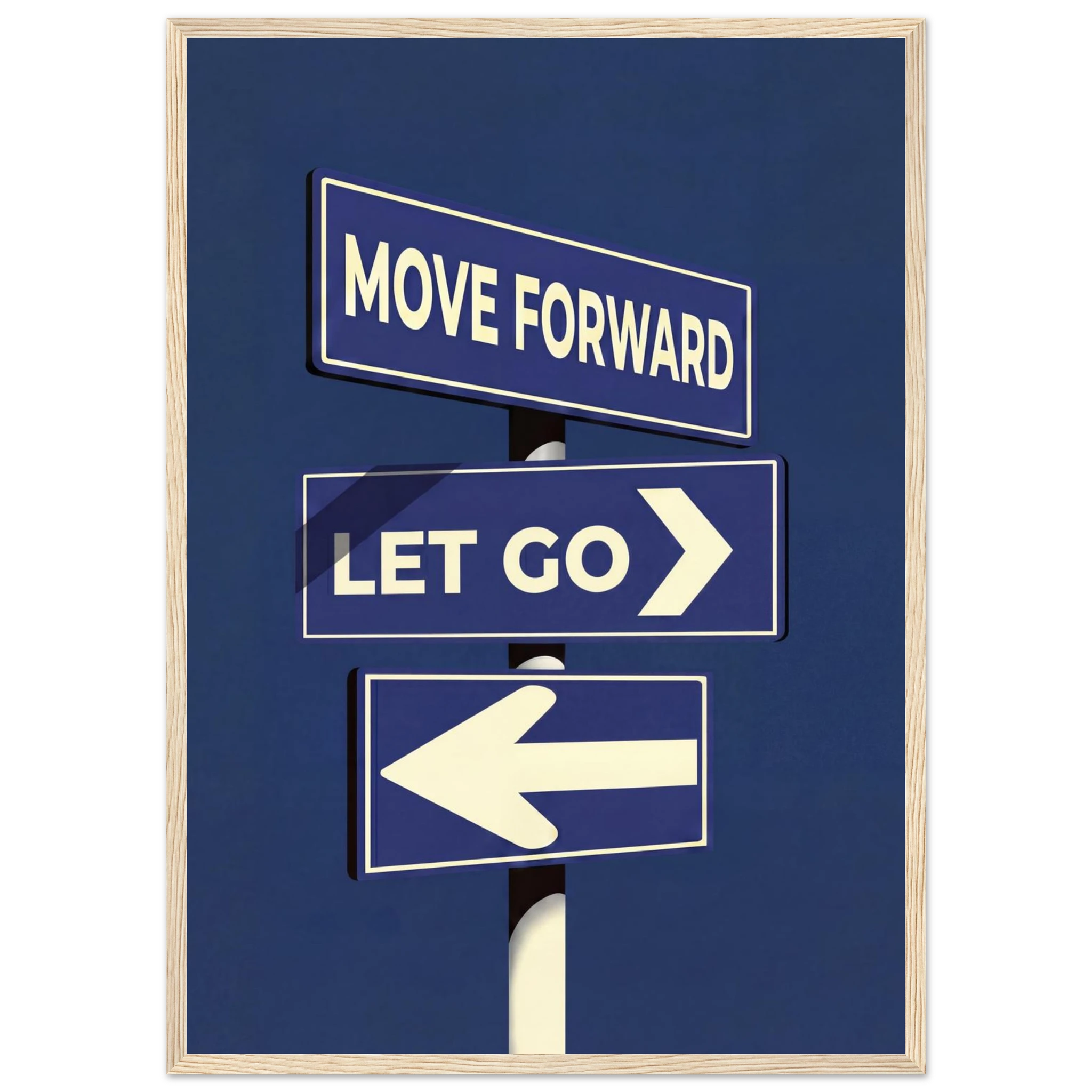 Rizen Move Forward - Premium Framed Wall Art