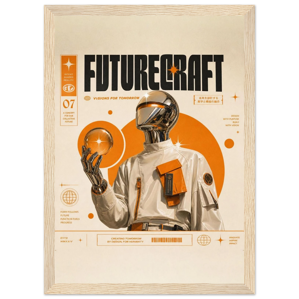 Rizen Future Craft - Premium Framed Wall Art