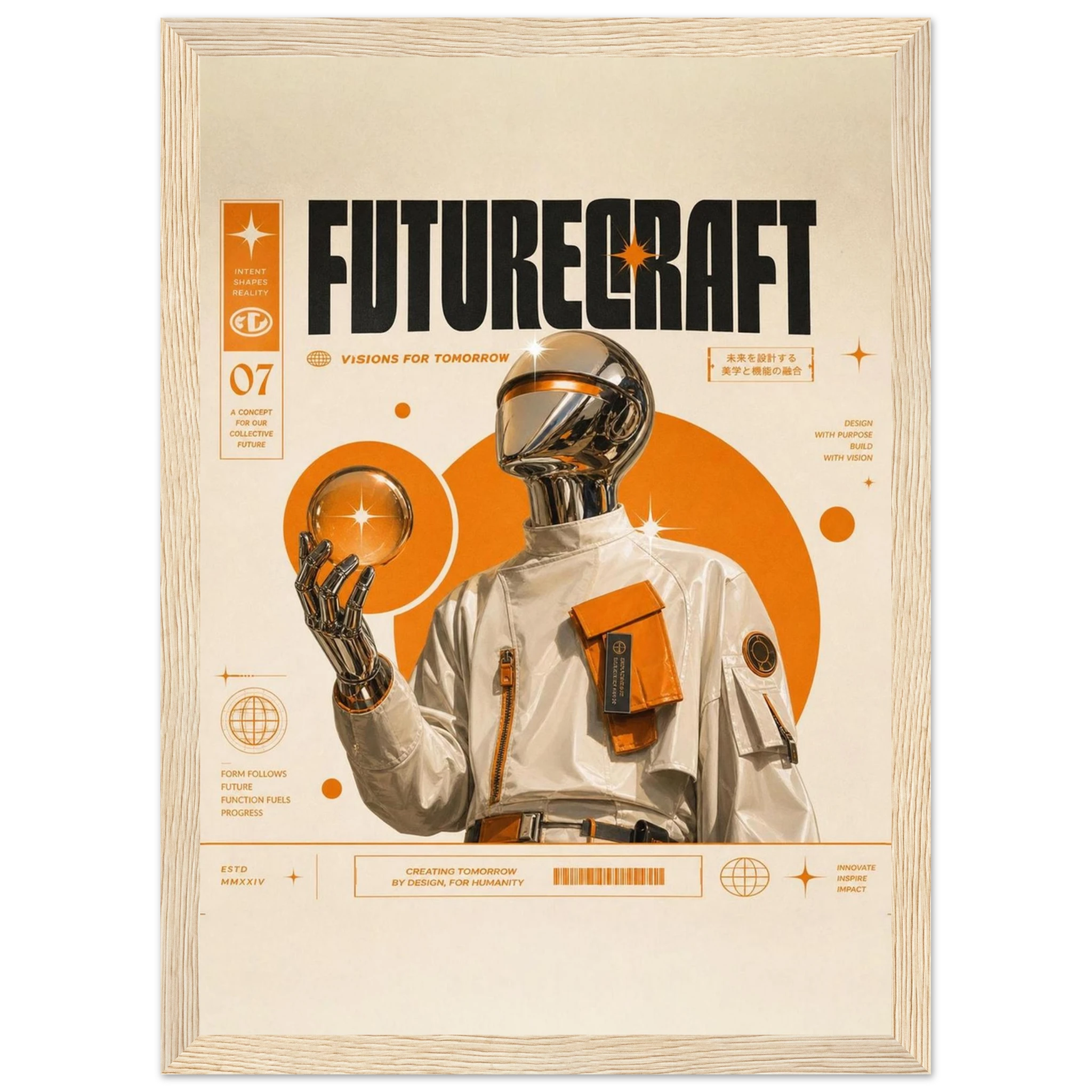Rizen Future Craft - Premium Framed Wall Art