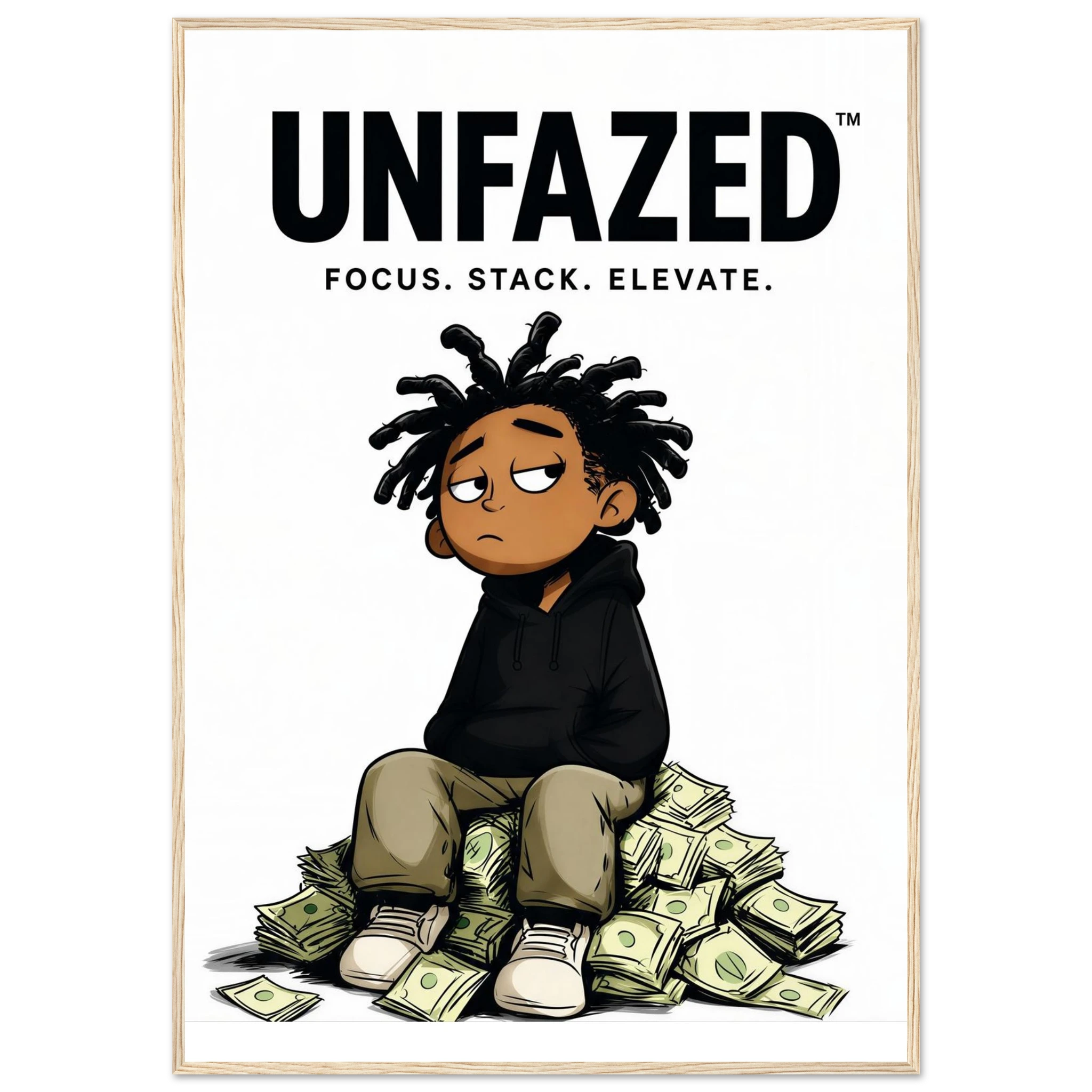 Rizen Unfazed - Premium Framed Wall Art
