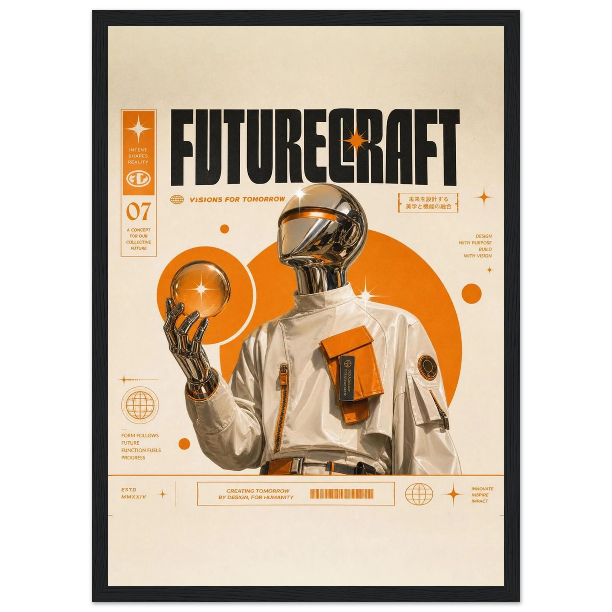 Rizen Future Craft - Premium Framed Wall Art