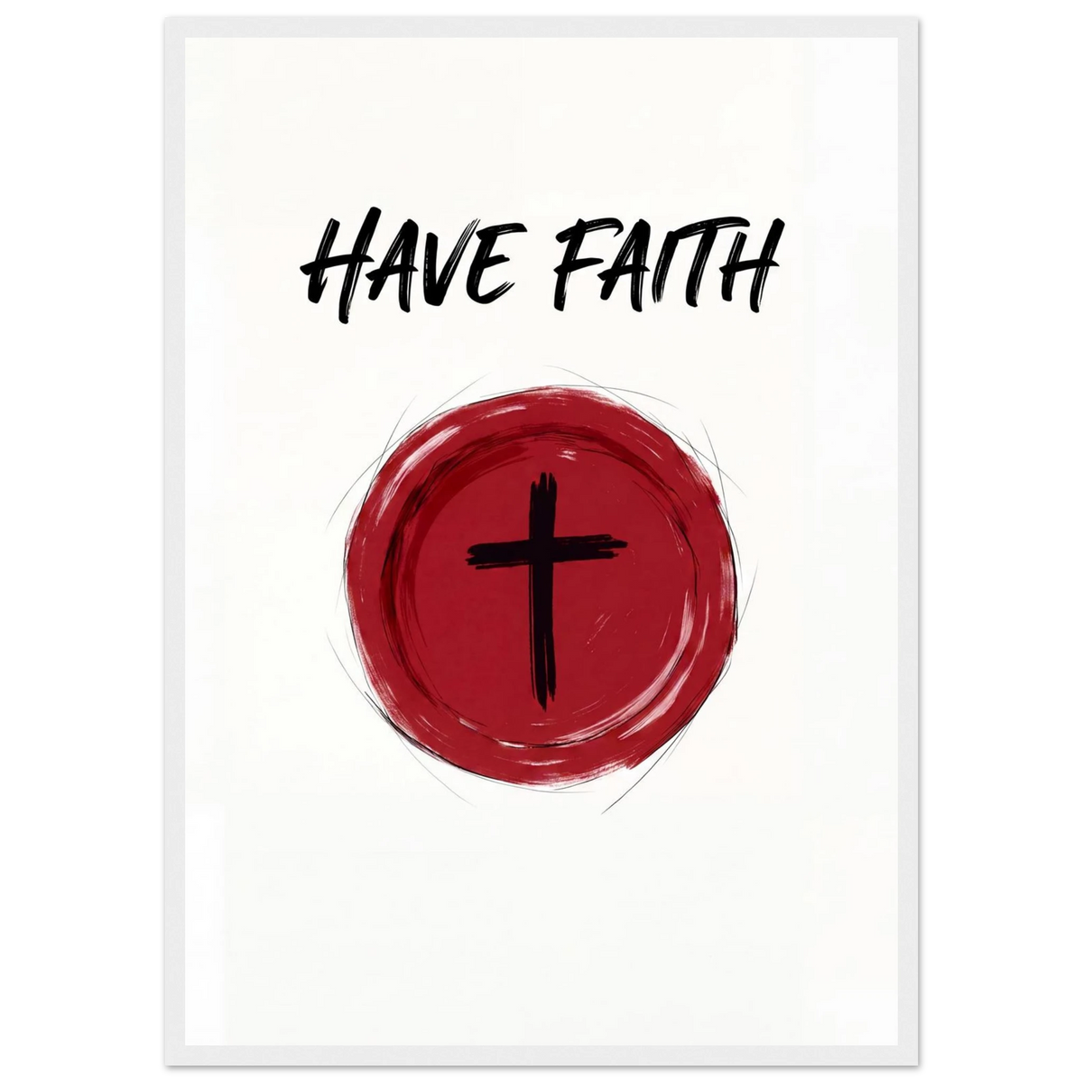 Rizen Have Faith - Premium Framed Wall Art