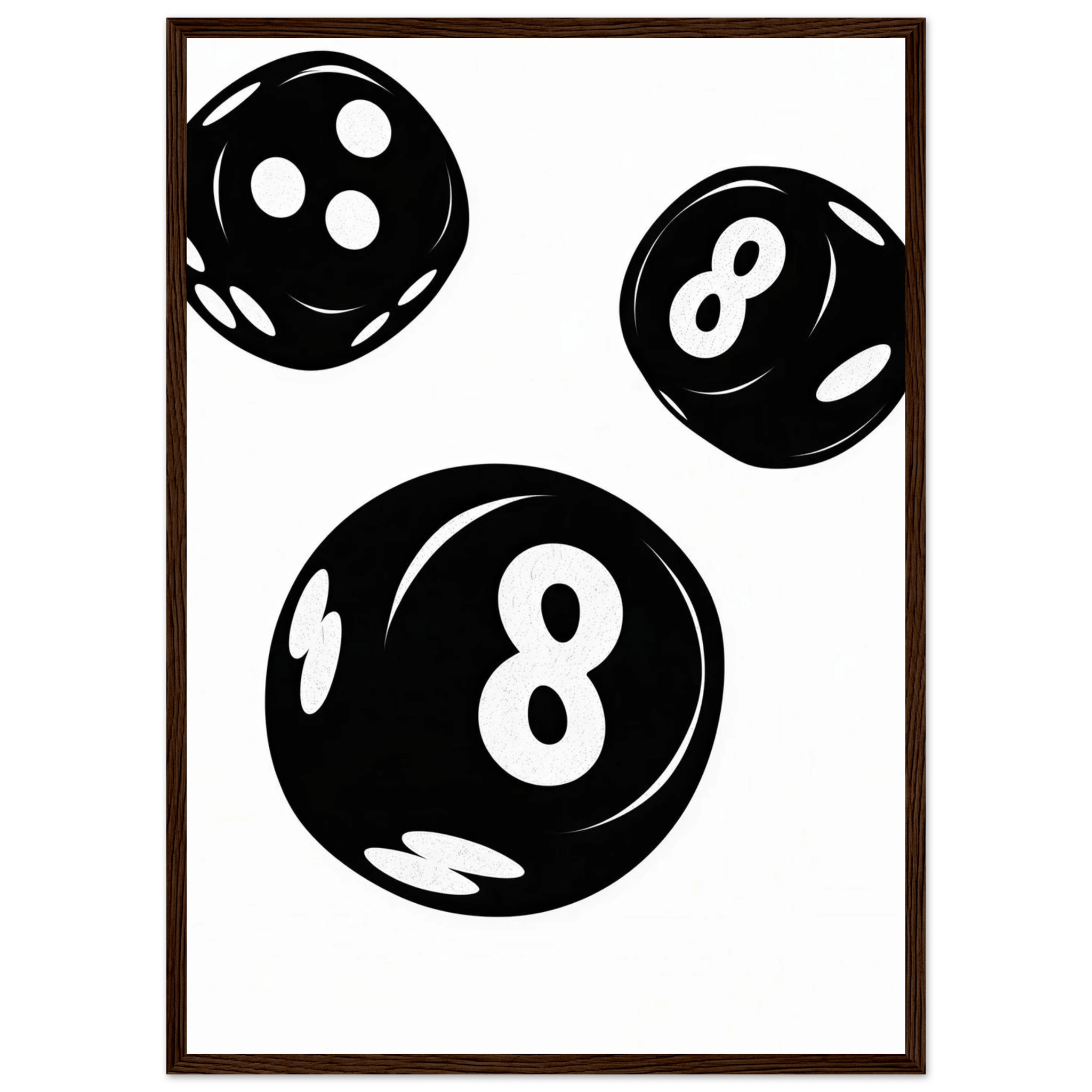 Rizen 8 Chances - Premium Framed Wall Art