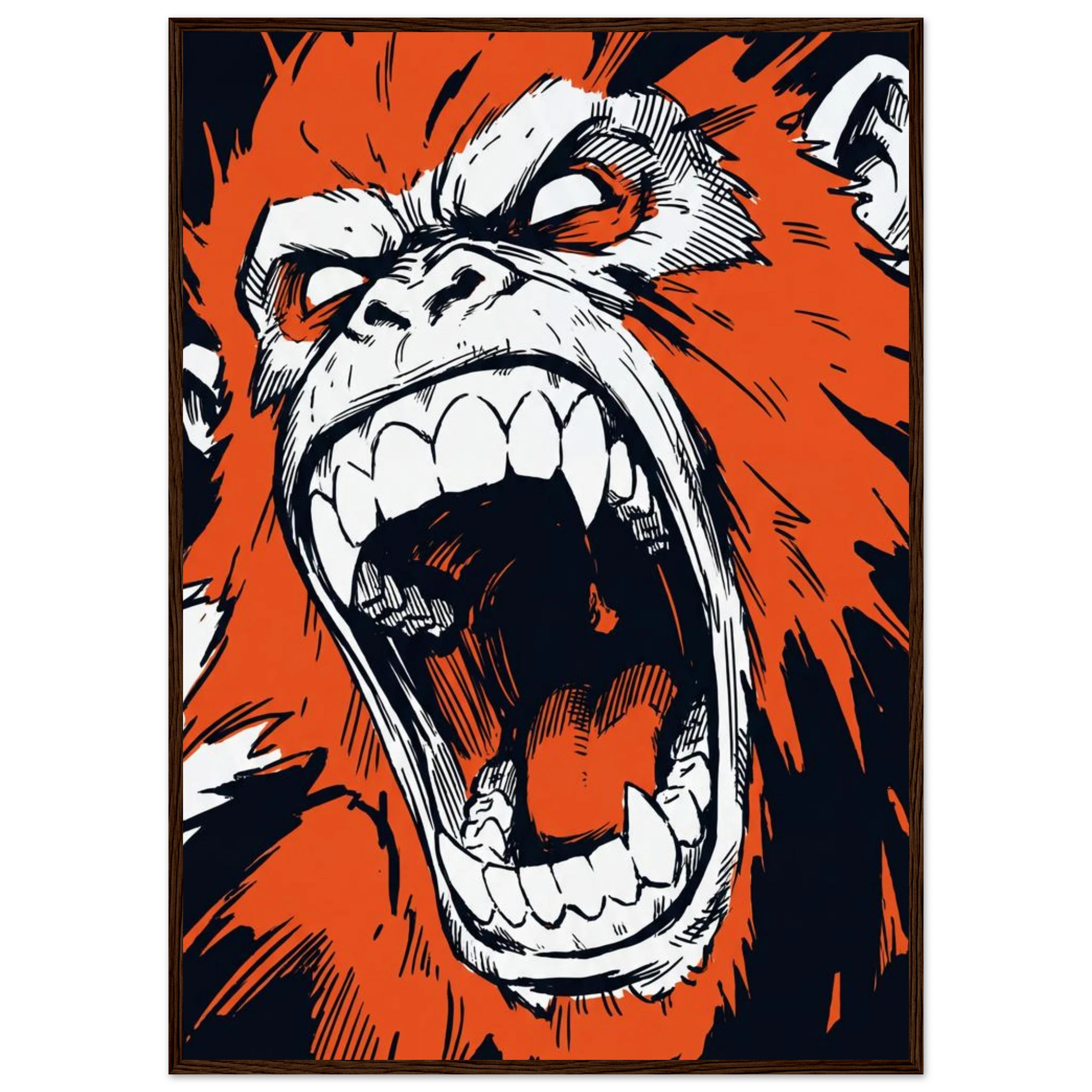 Rizen Rage - Premium Framed Wall Art