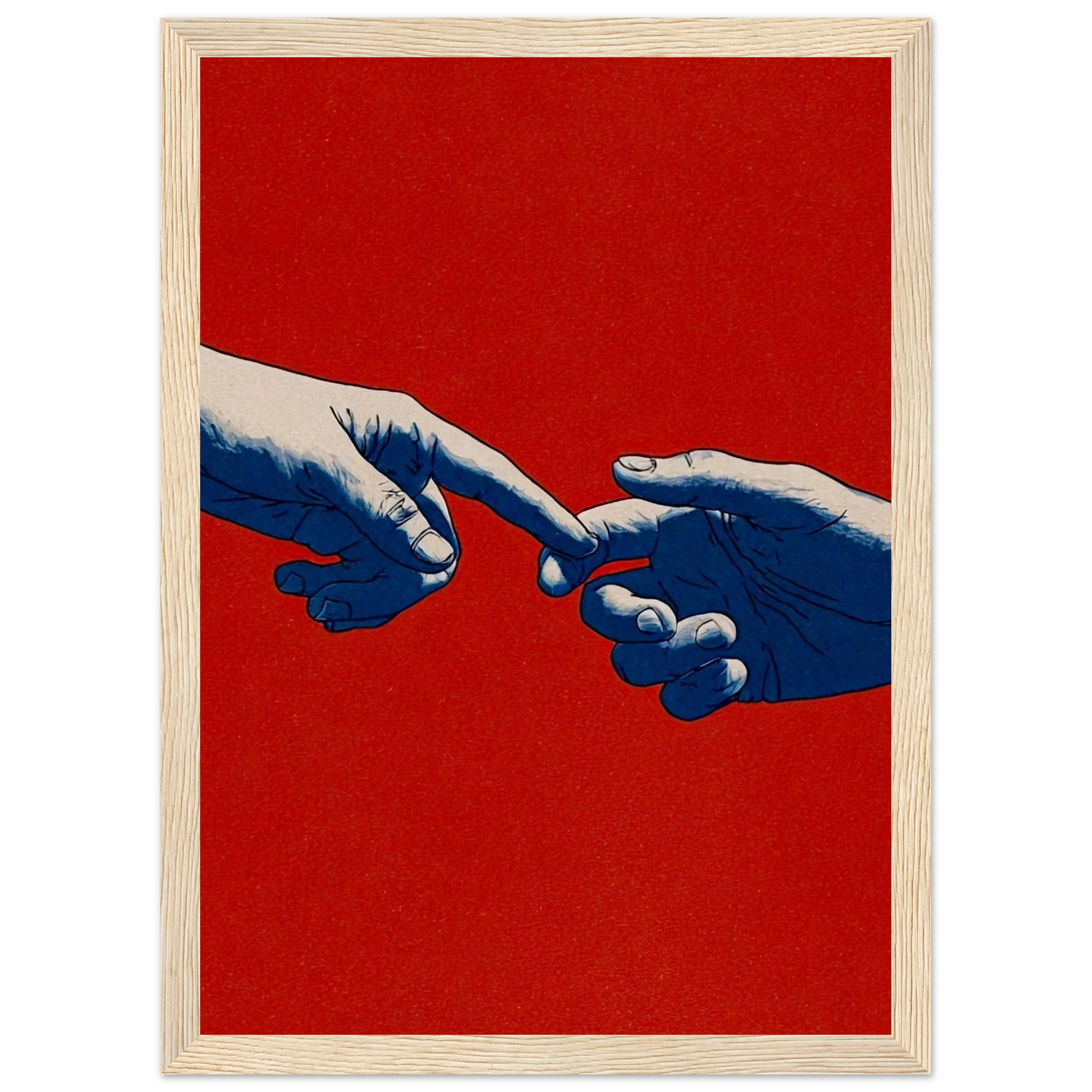 Rizen Fingertip Promise - Premium Framed Wall Art