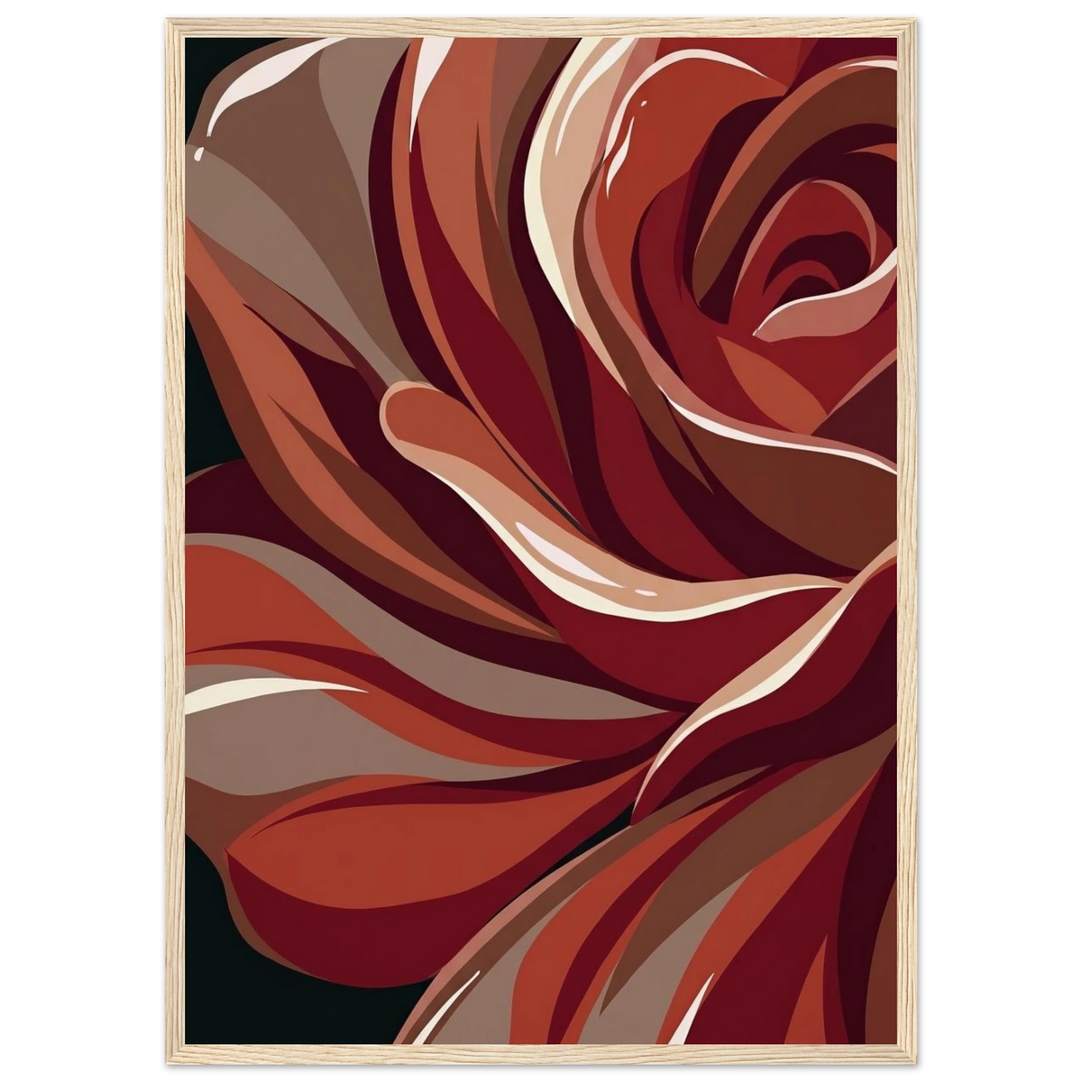 Rizen Rose - Premium Framed Wall Art