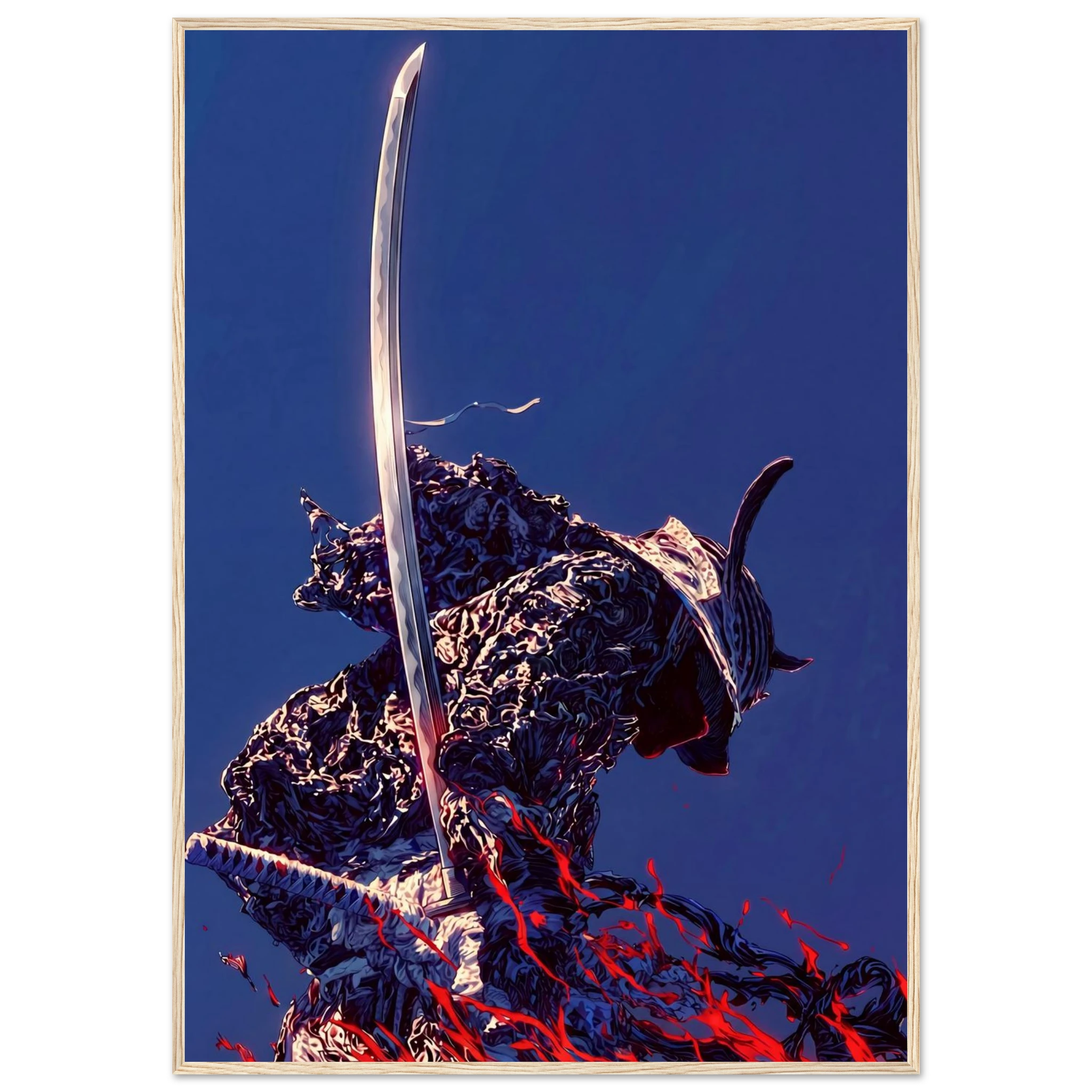 Rizen Samurai - Premium Framed Wall Art