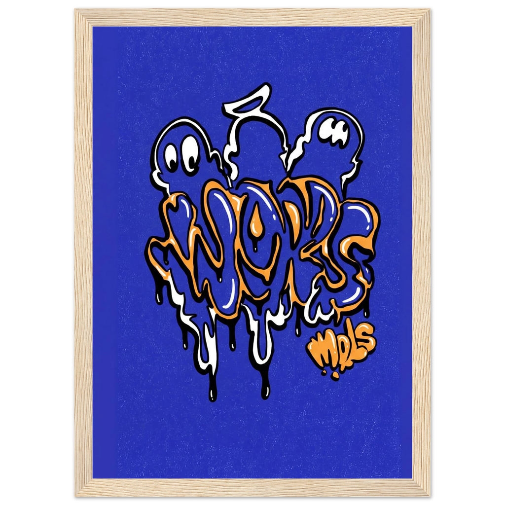 Rizen GHOSTFLO - Premium Framed Wall Art