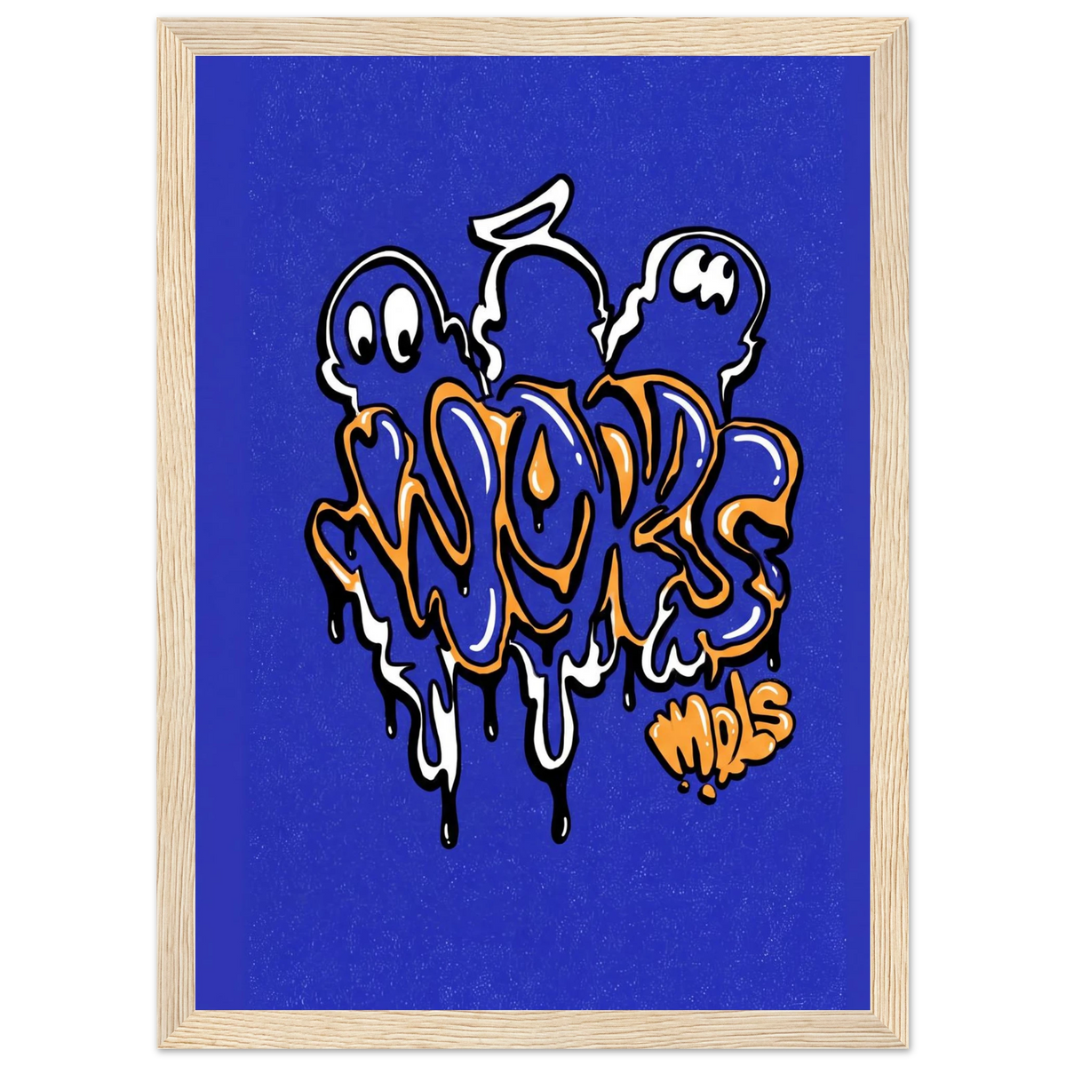 Rizen GHOSTFLO - Premium Framed Wall Art