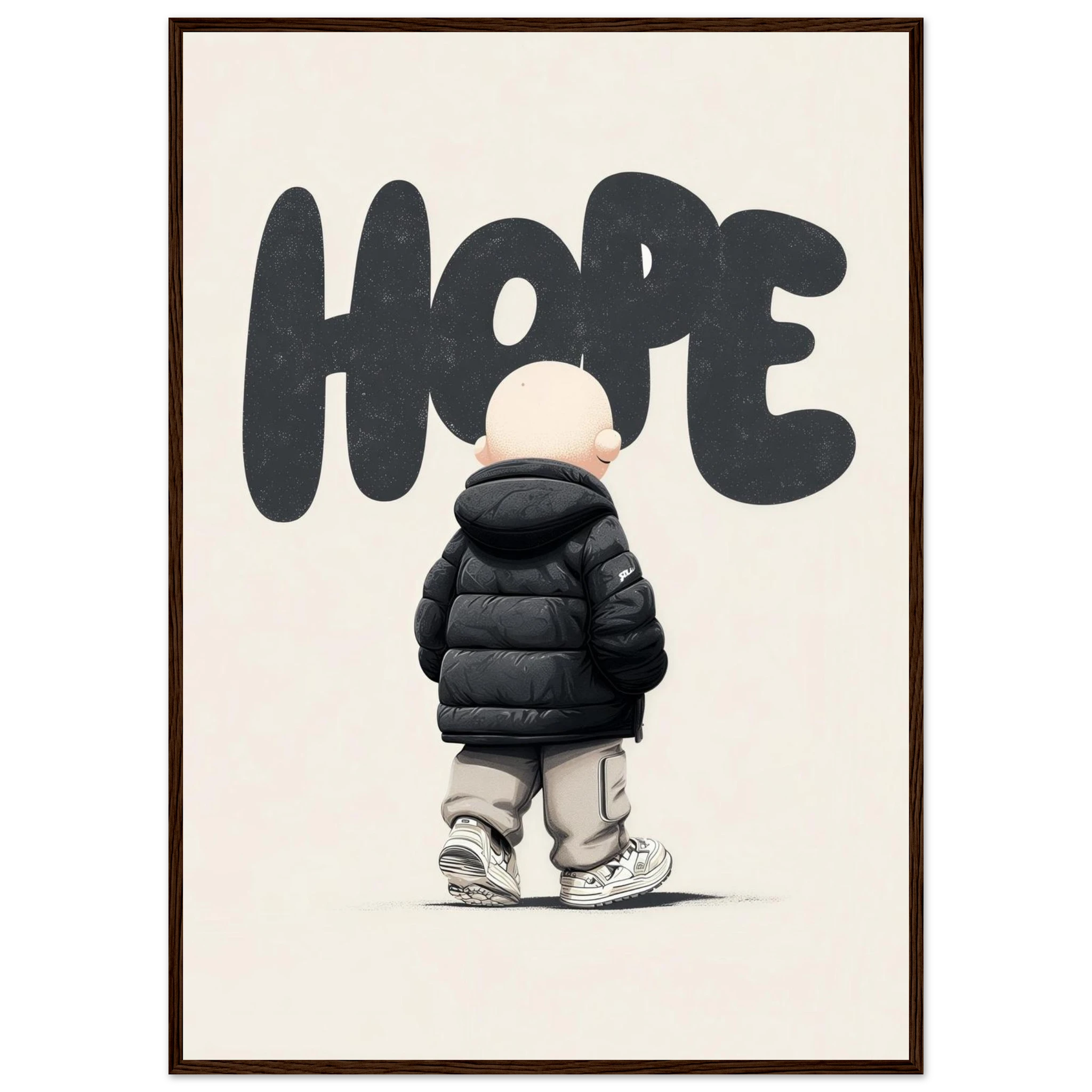 Rizen HOPE - Premium Framed Wall Art