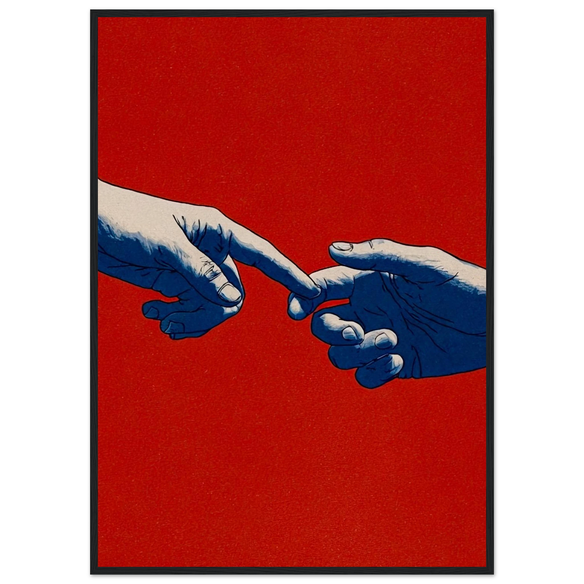 Rizen Fingertip Promise - Premium Framed Wall Art