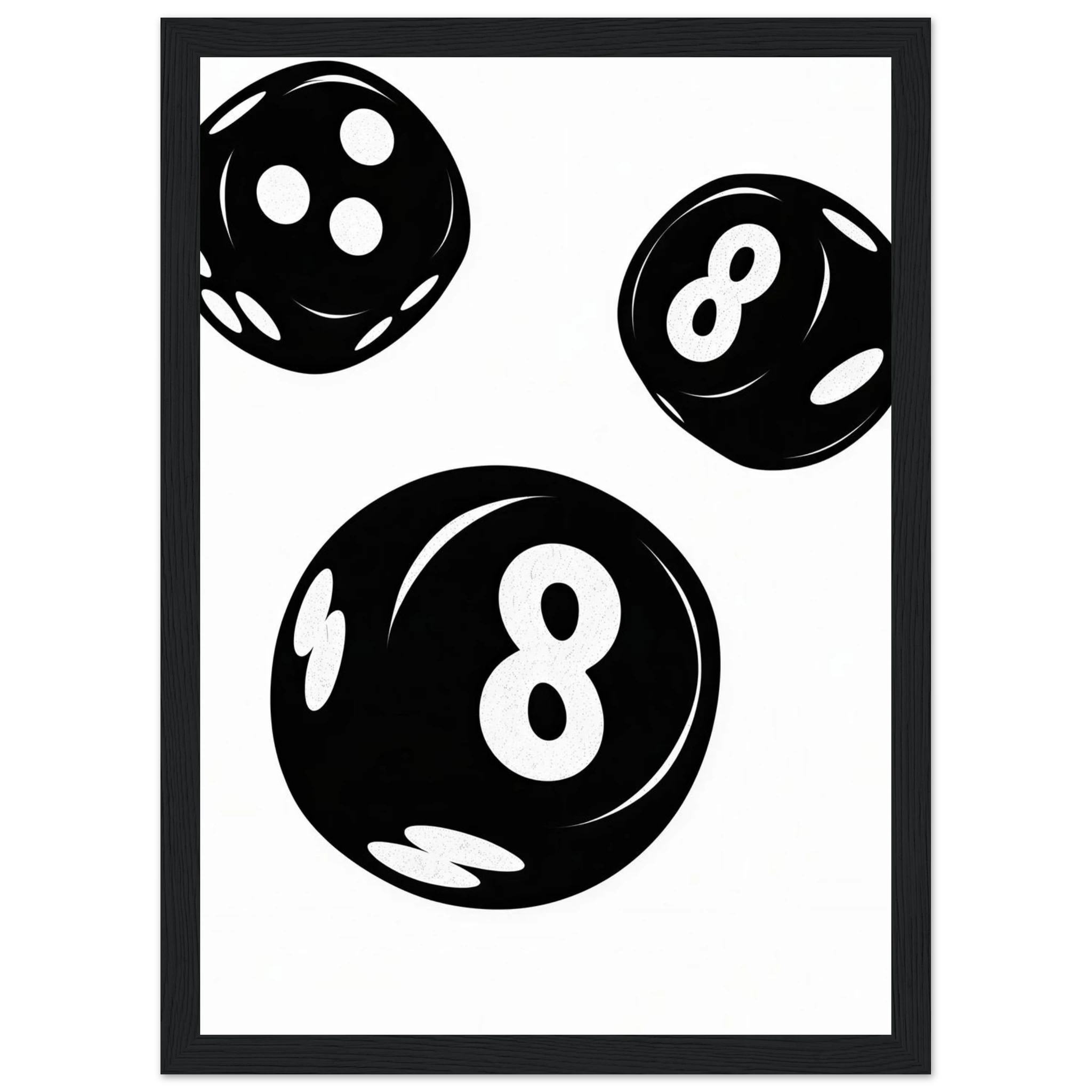 Rizen 8 Chances - Premium Framed Wall Art