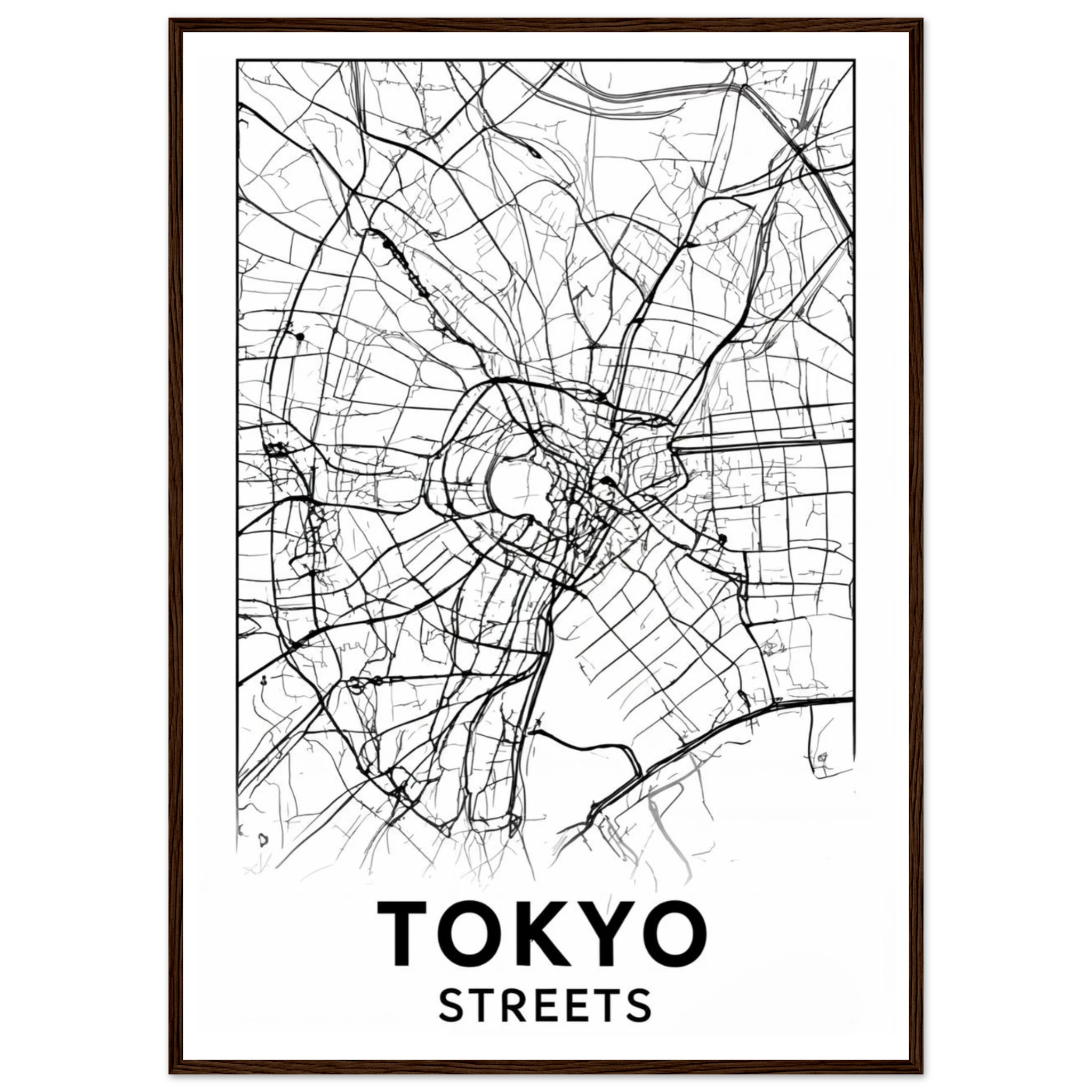 Rizen Tokyo Streets - Premium Framed Wall Art