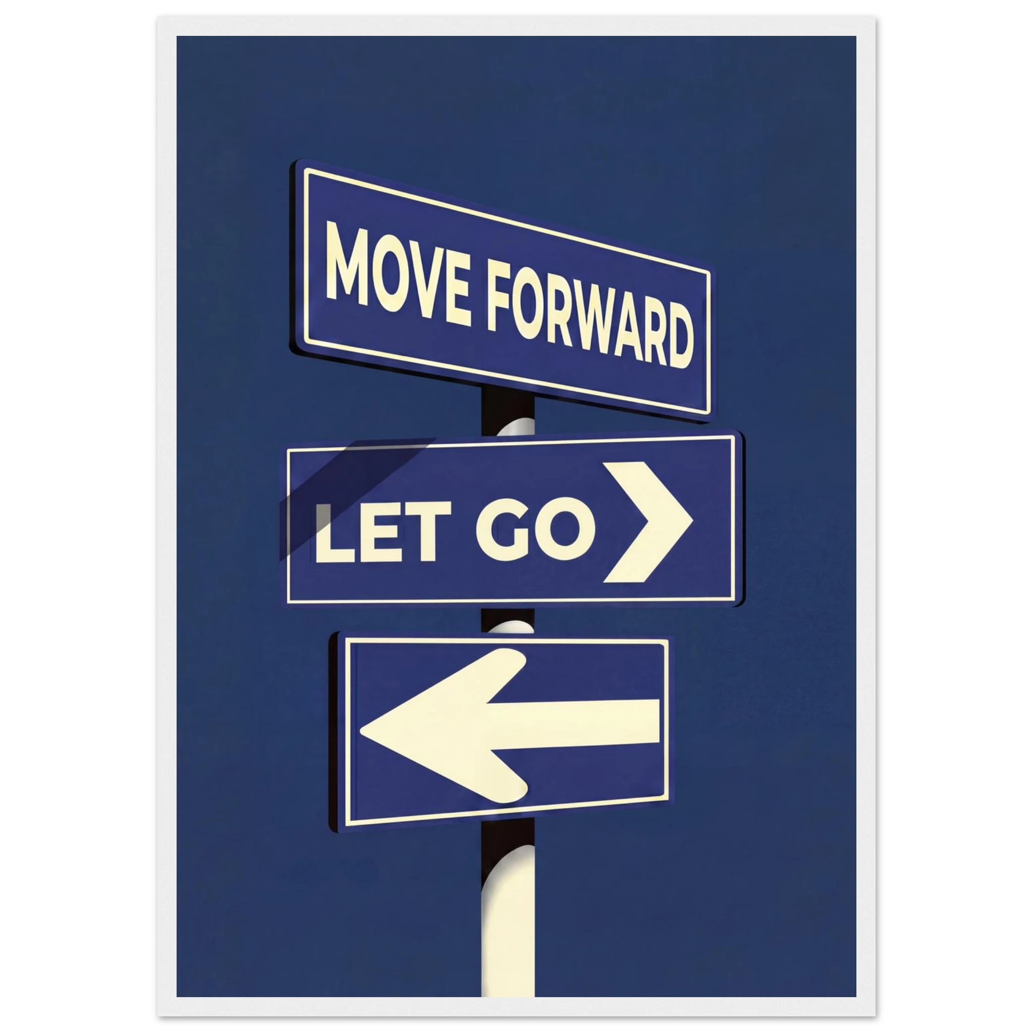 Rizen Move Forward - Premium Framed Wall Art