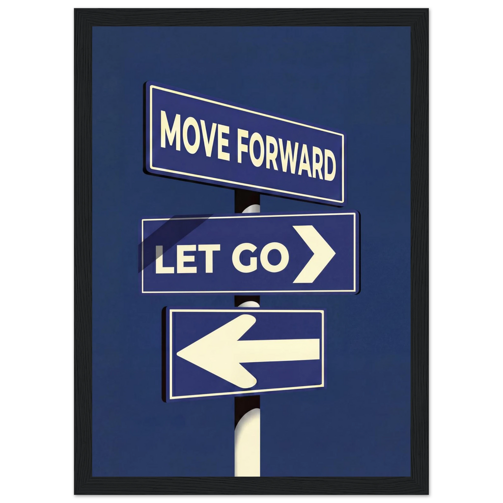 Rizen Move Forward - Premium Framed Wall Art