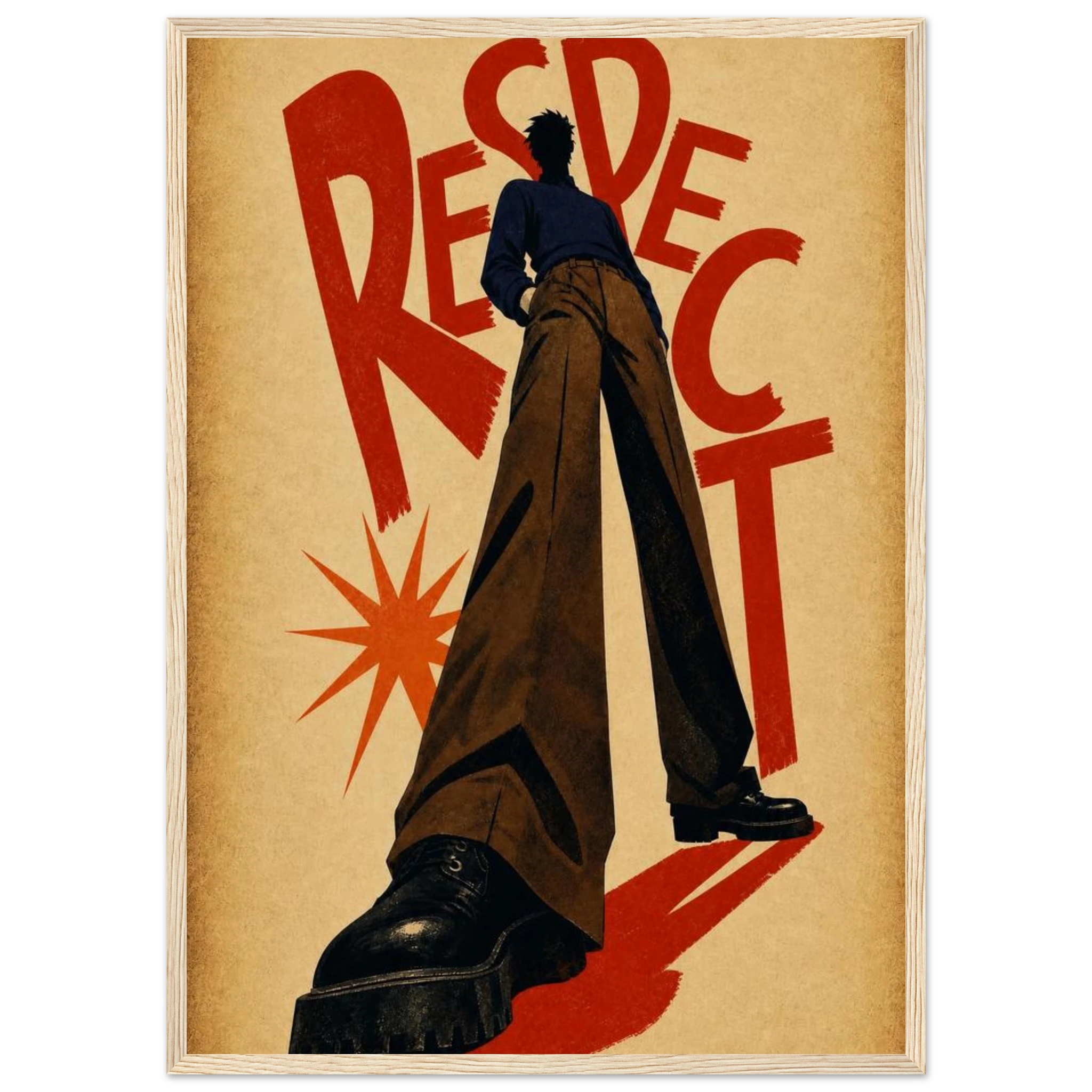 Rizen Respect - Premium Framed Wall Art