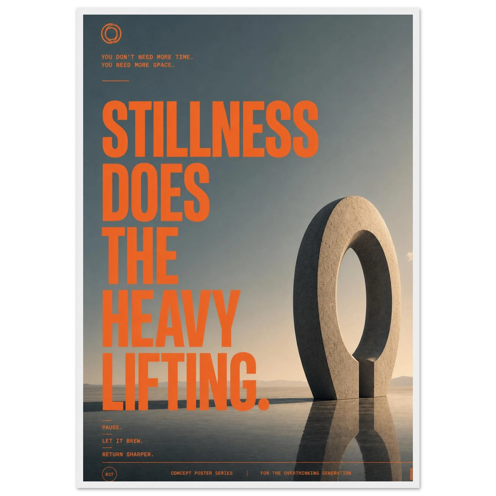 Rizen Stillness - Premium Framed Wall Art