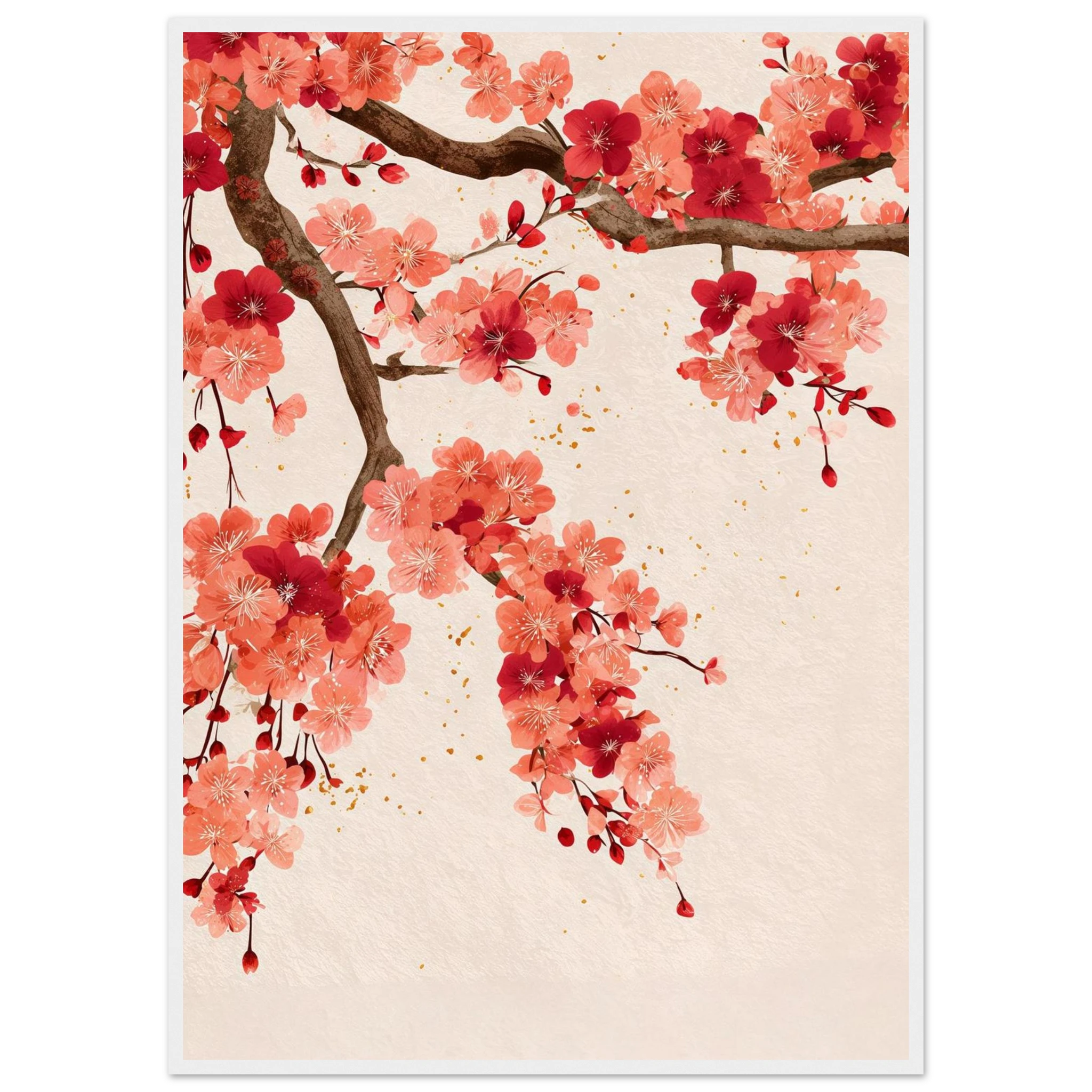 Rizen Ember Tree - Premium Framed Wall Art