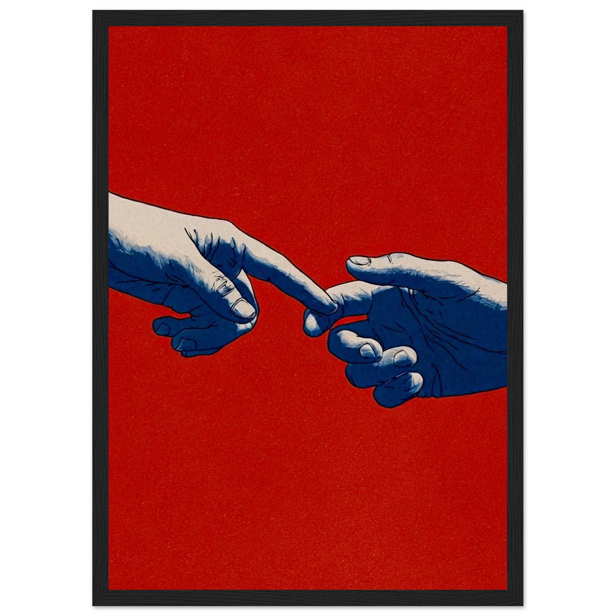 Rizen Fingertip Promise - Premium Framed Wall Art