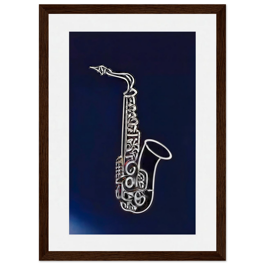 Rizen The Saxophone - Premium Framed Wall Art