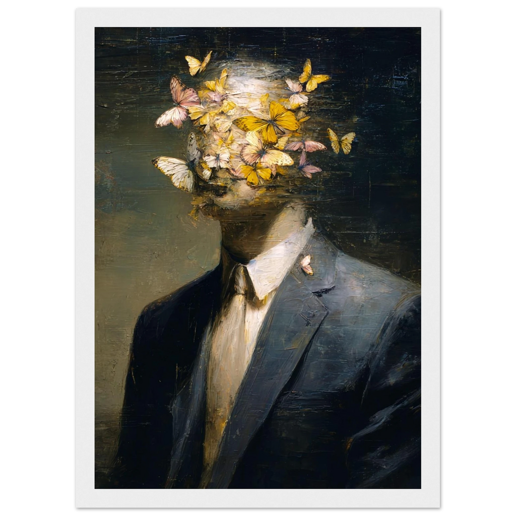 Rizen Wrapped Mind - Premium Framed Wall Art