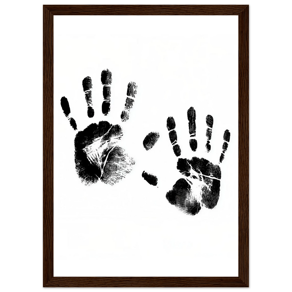 Rizen Memory of Hands - Premium Framed Wall Art