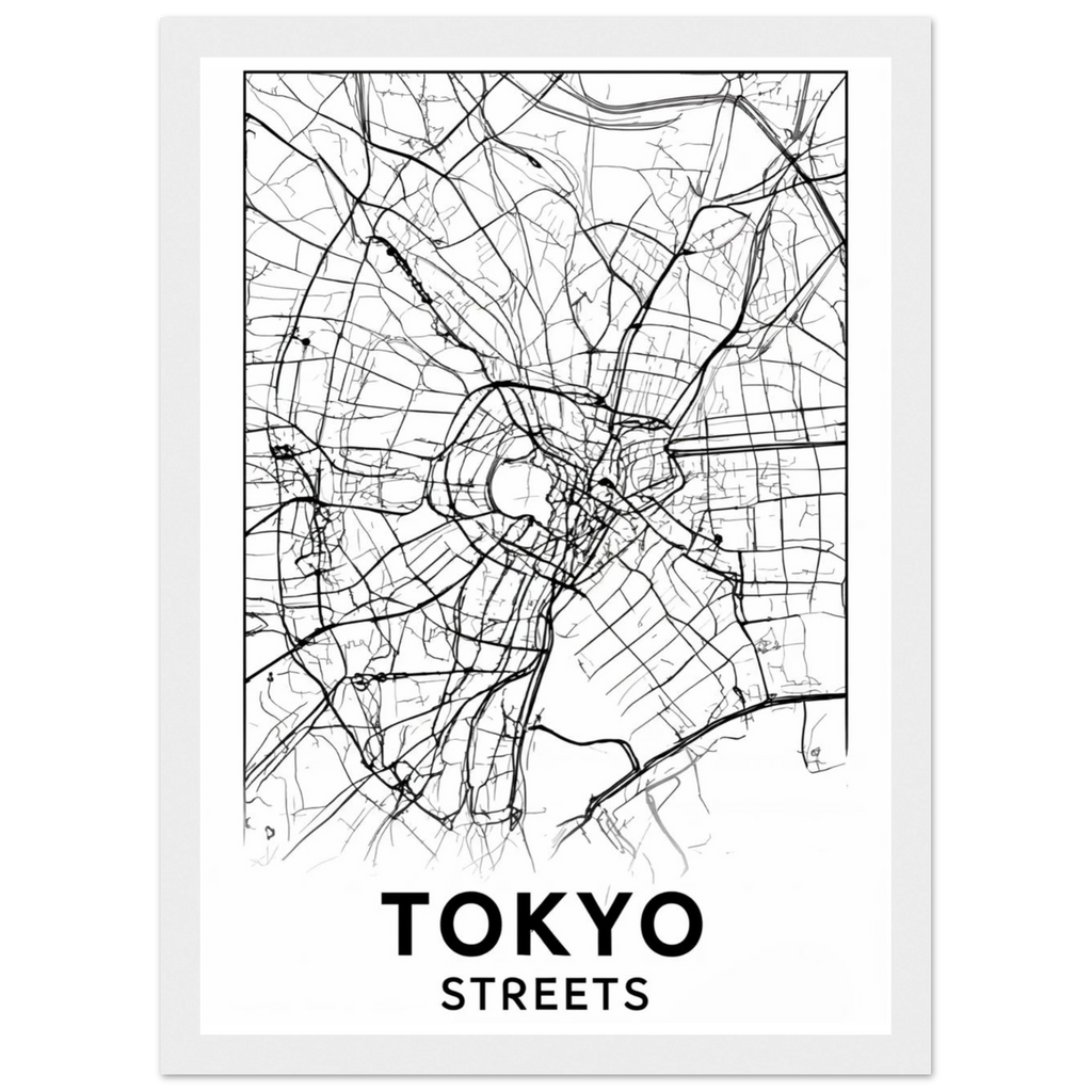 Rizen Tokyo Streets - Premium Framed Wall Art