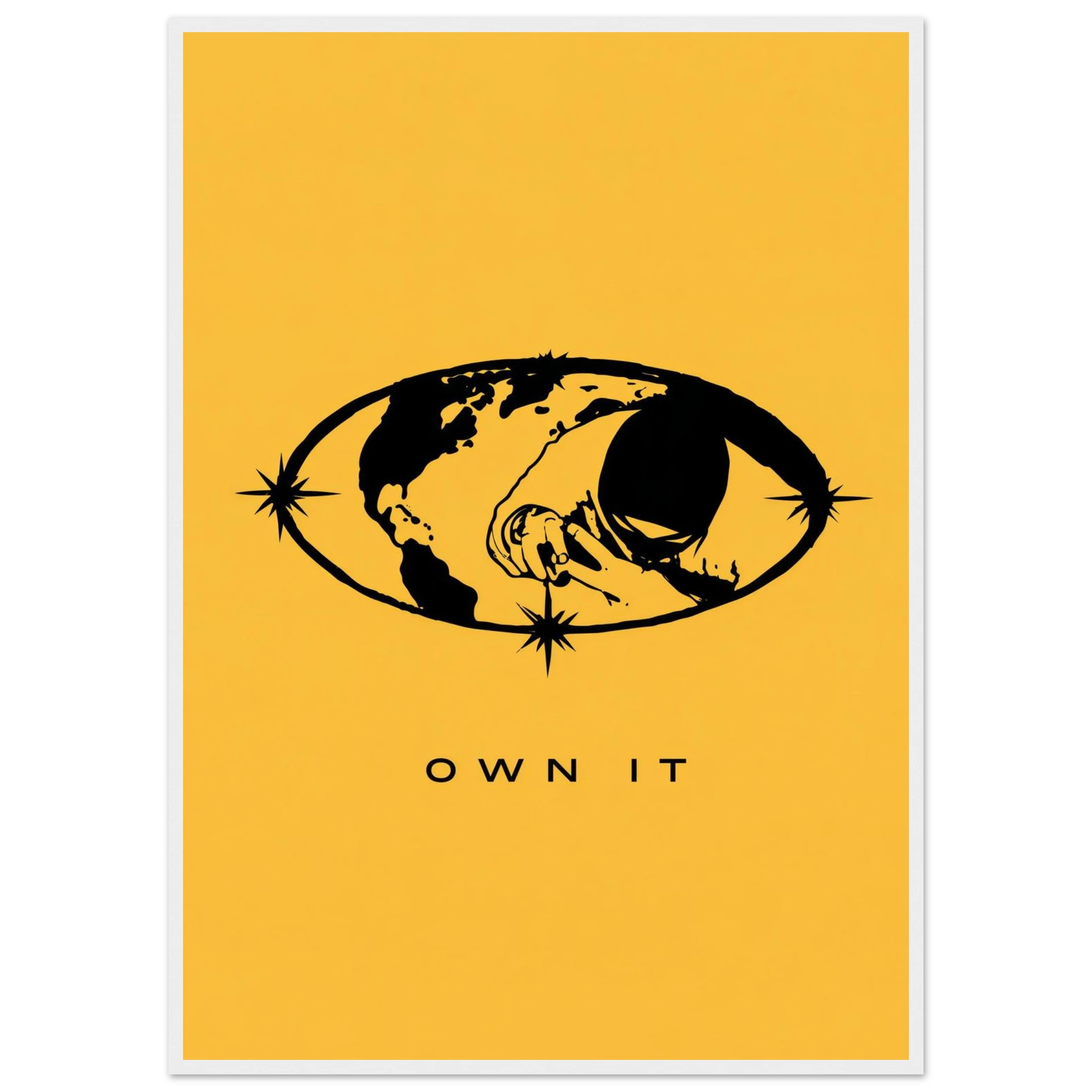 Rizen OWN IT - Premium Framed Wall Art
