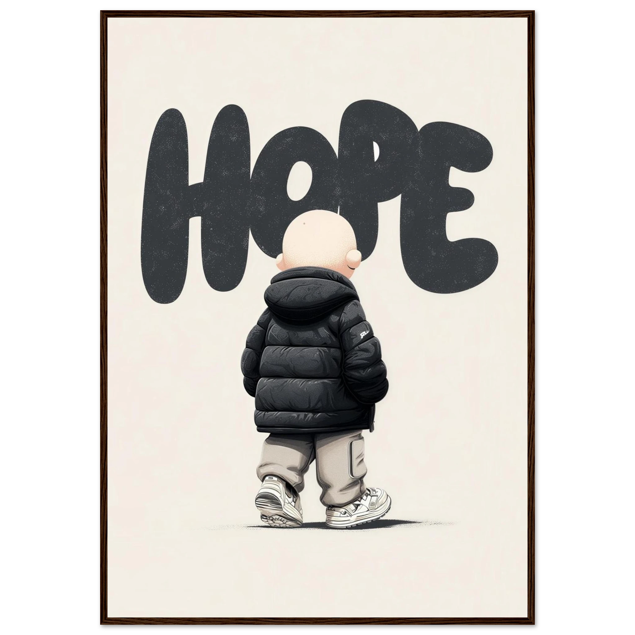 Rizen HOPE - Premium Framed Wall Art