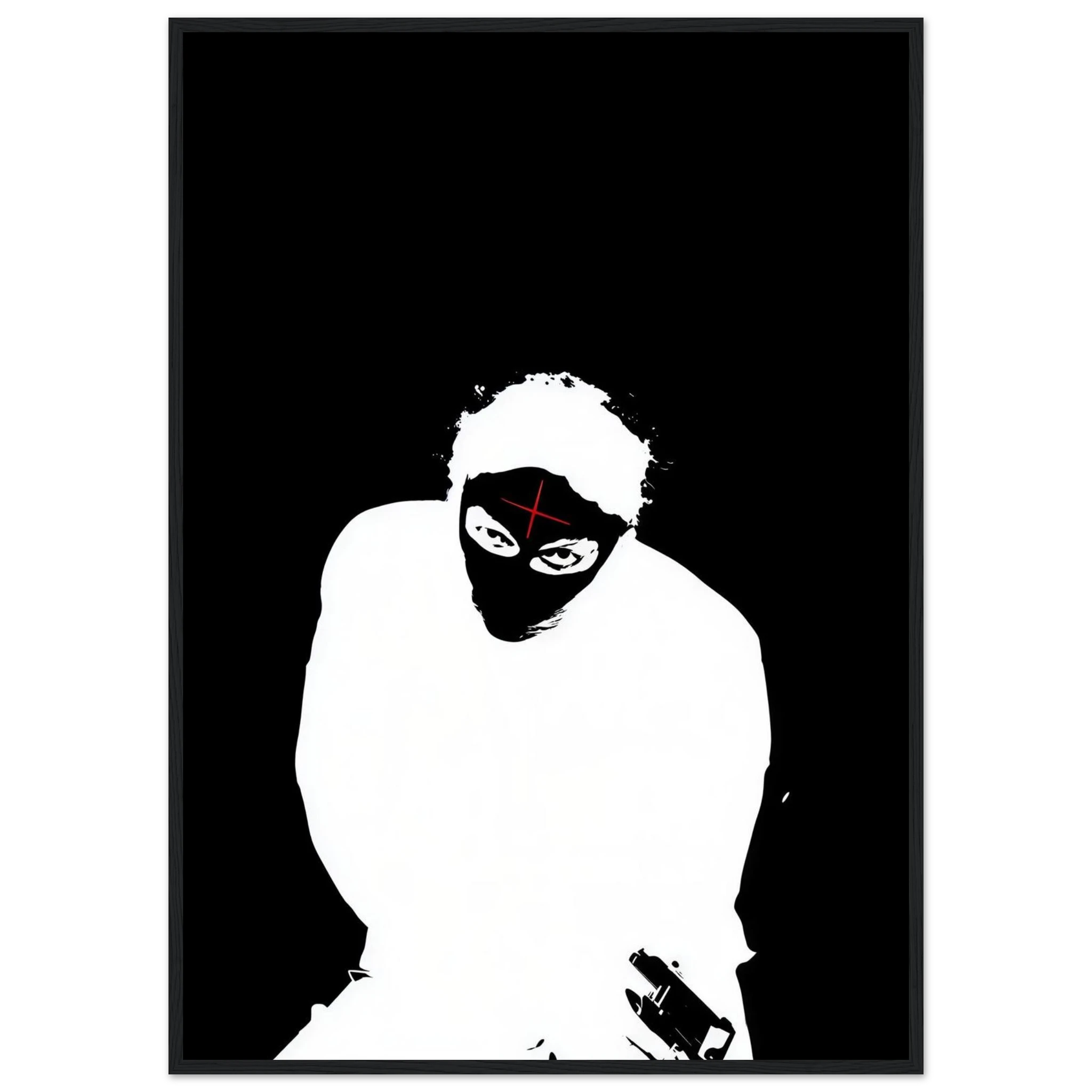 Rizen Man on Mission - Premium Framed Wall Art