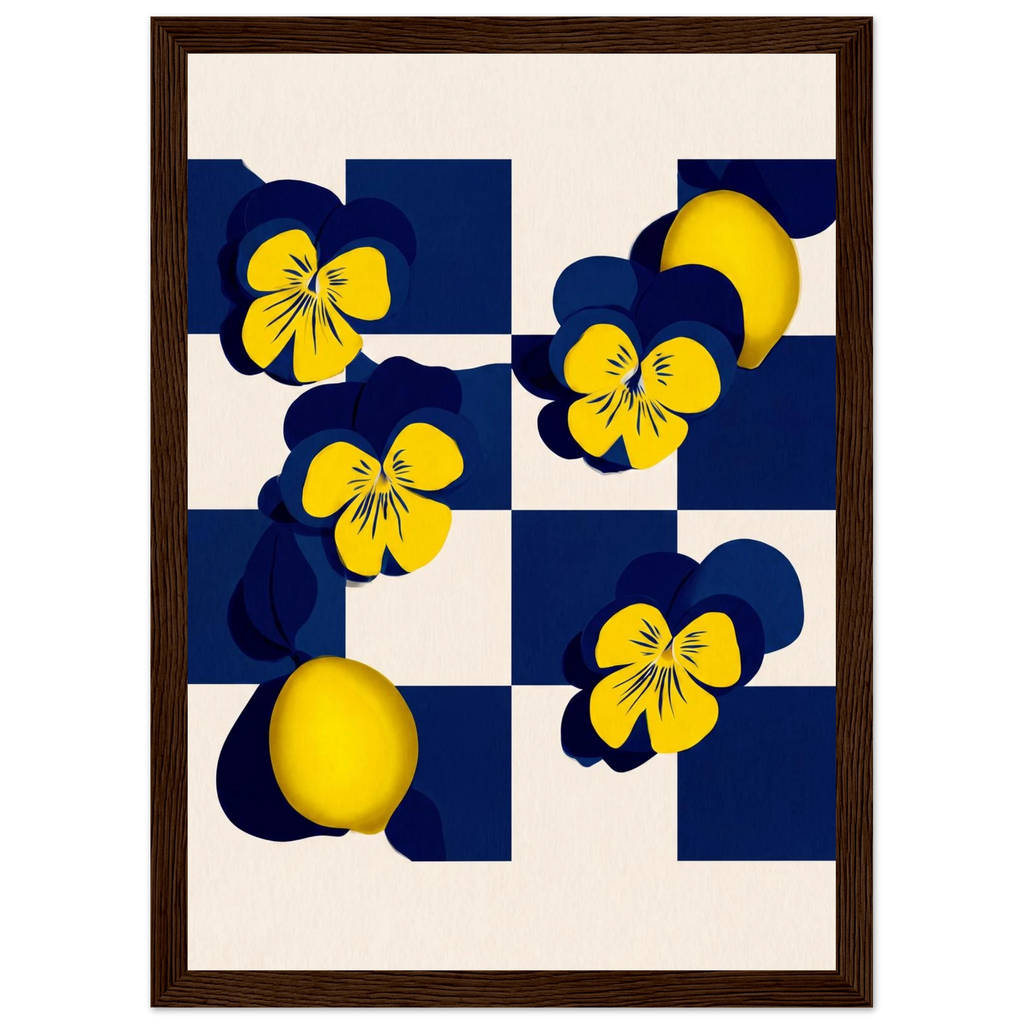Rizen Life's Little Lemons - Premium Framed Wall Art