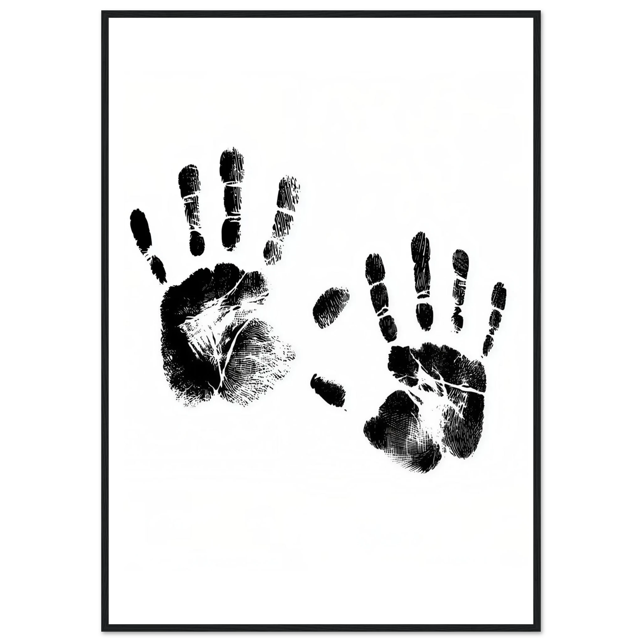 Rizen Memory of Hands - Premium Framed Wall Art